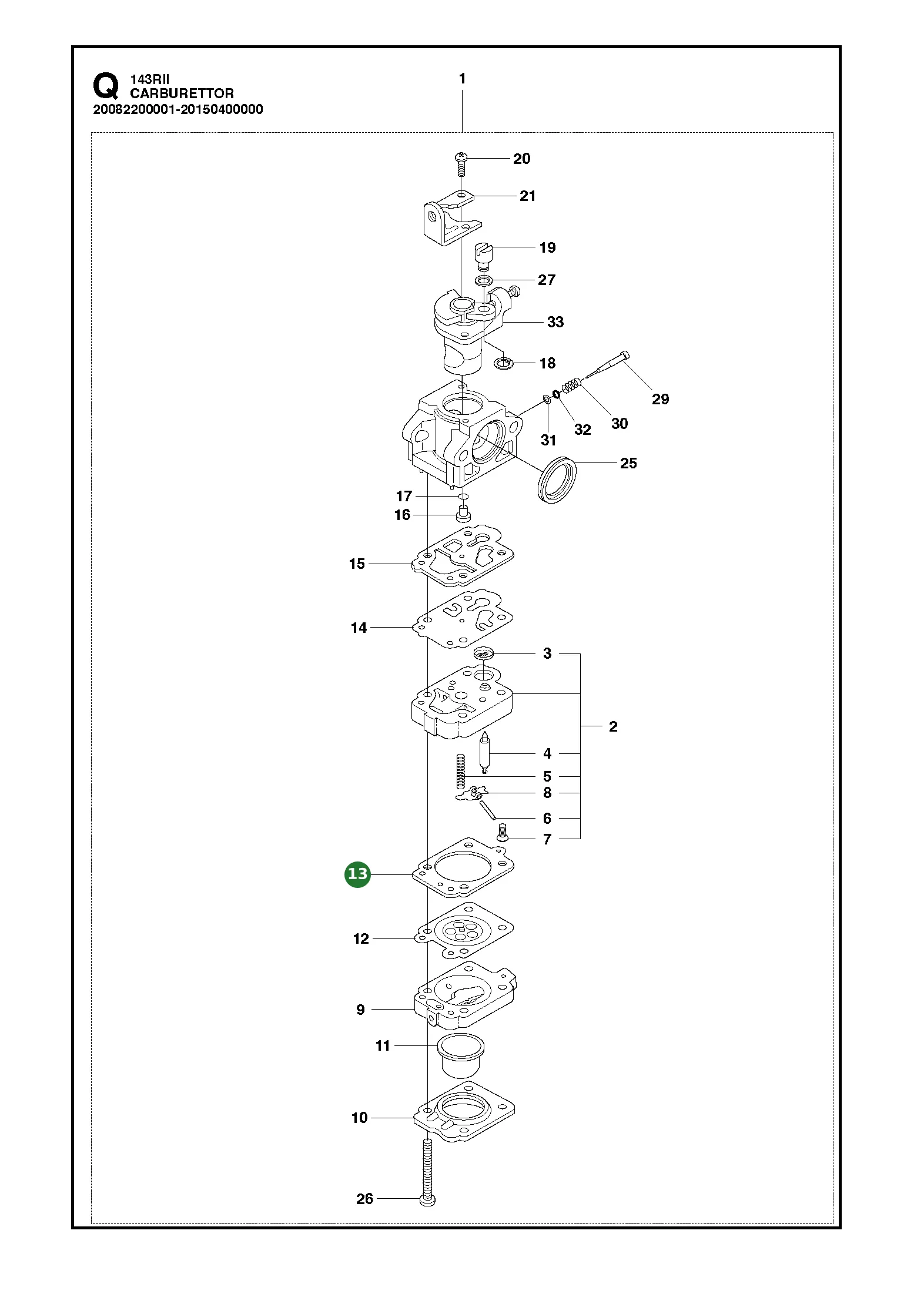 Position im Ersatzteilkatalog