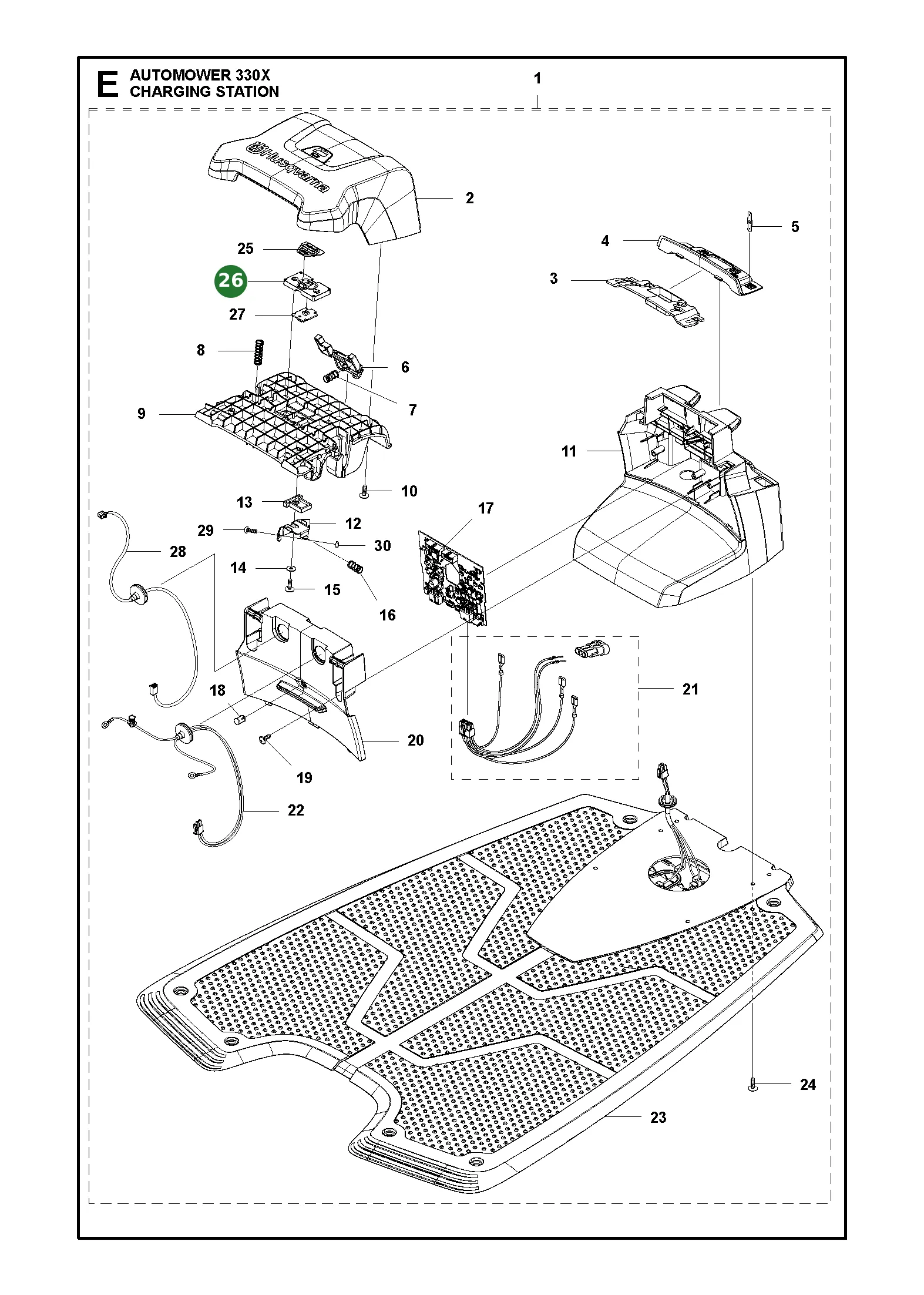 Position im Ersatzteilkatalog