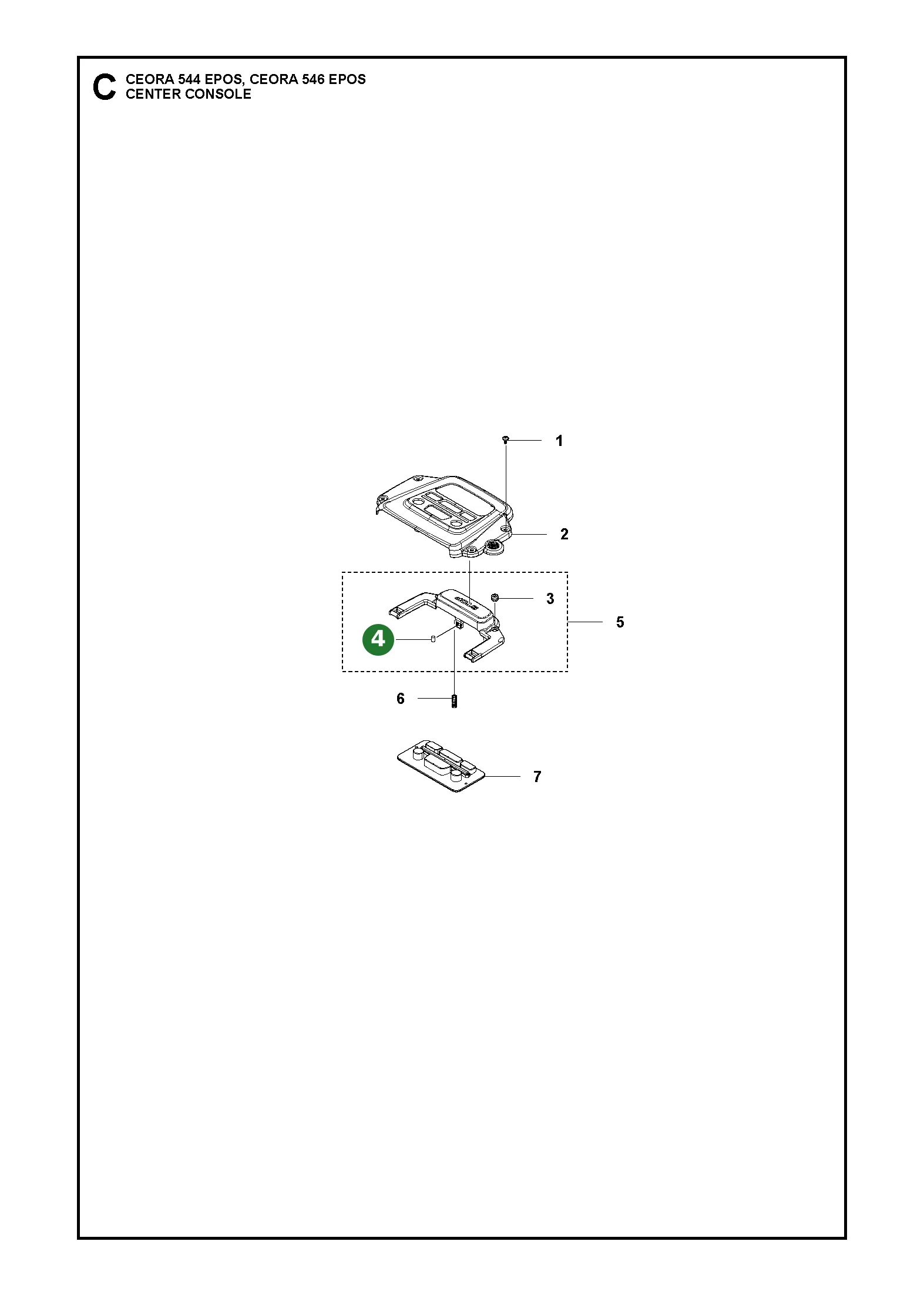 Position im Ersatzteilkatalog