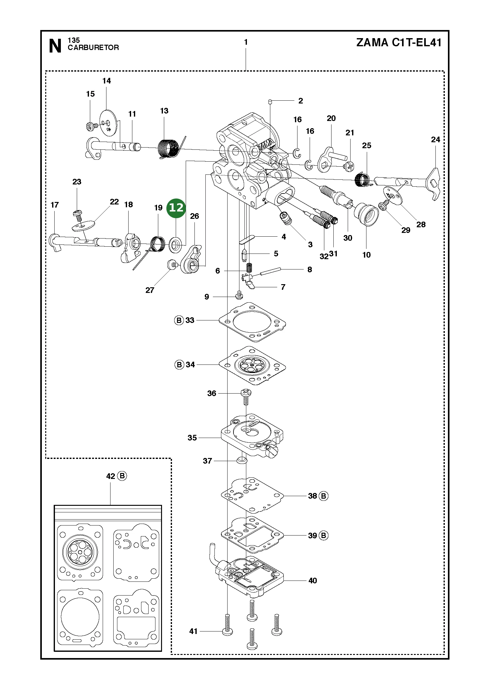 Position im Ersatzteilkatalog