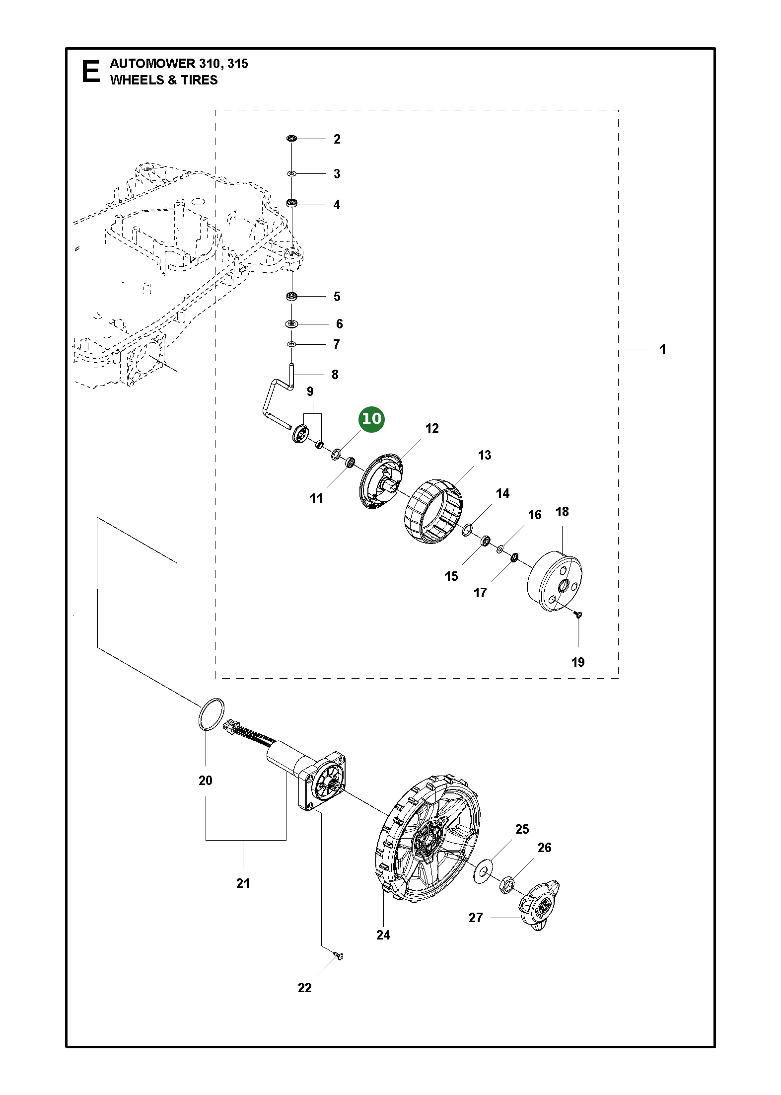 Position im Ersatzteilkatalog