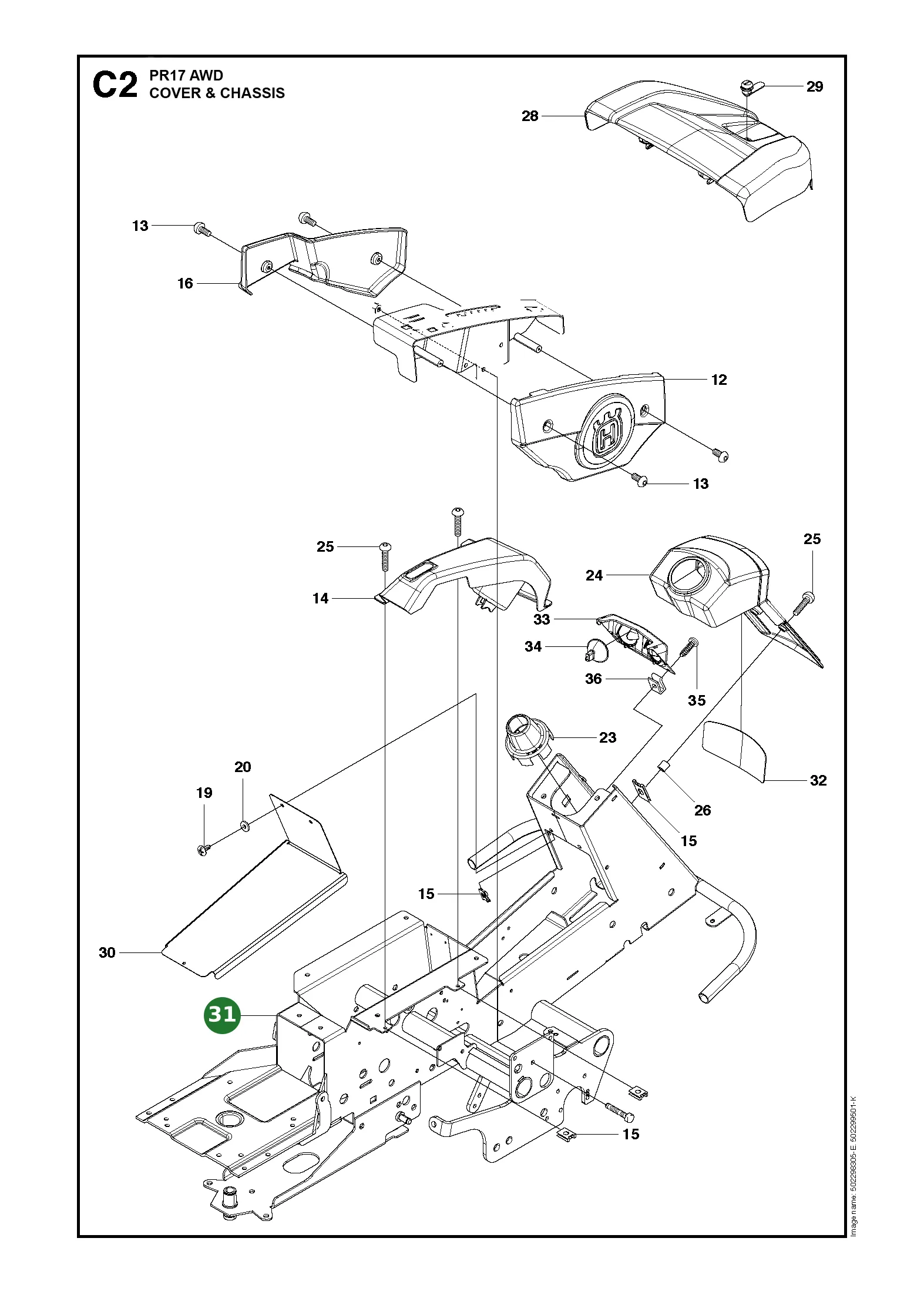 Position im Ersatzteilkatalog