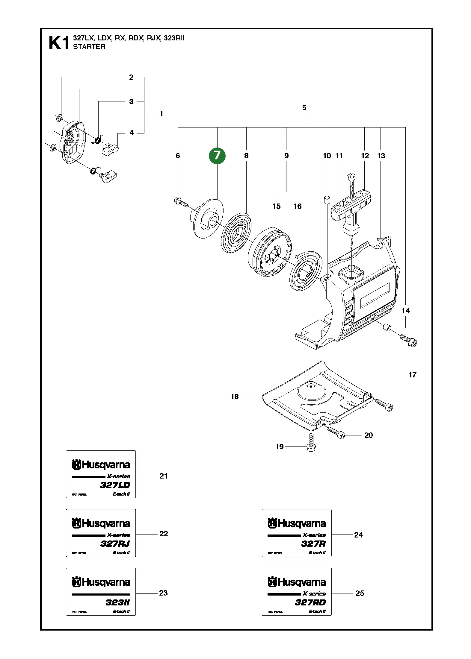 Position im Ersatzteilkatalog
