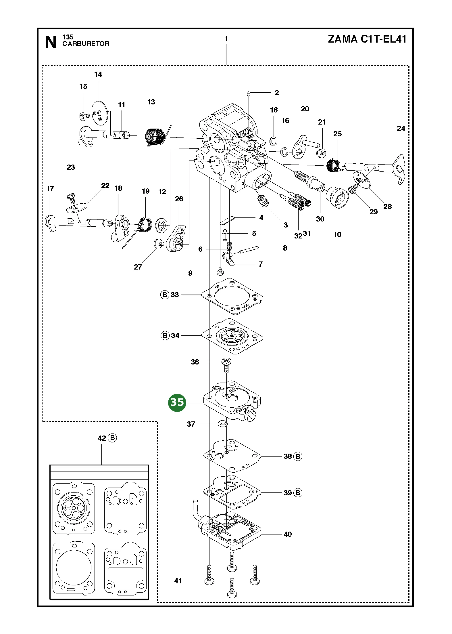 Position im Ersatzteilkatalog