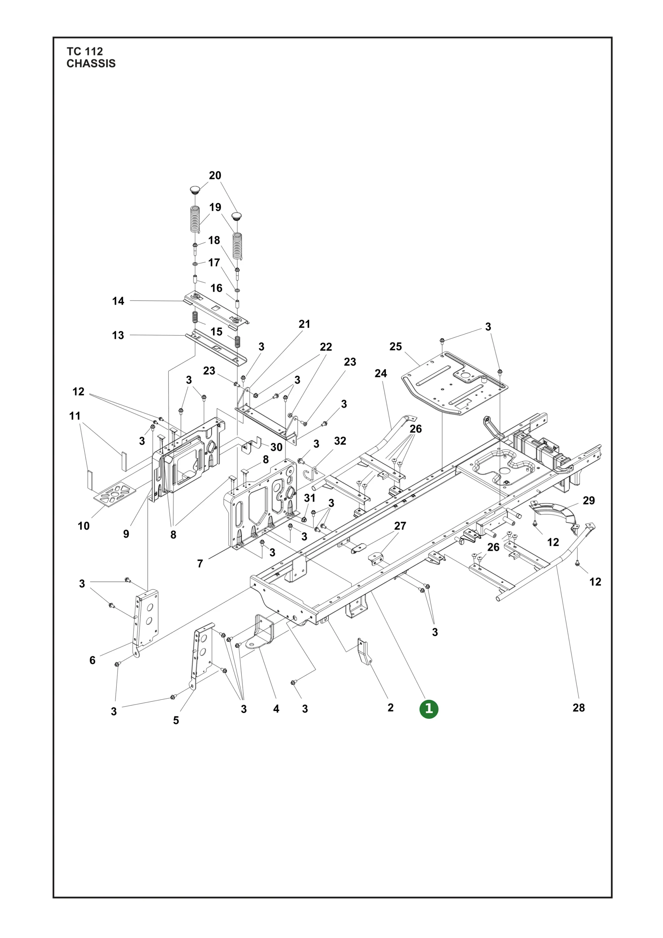Position im Ersatzteilkatalog