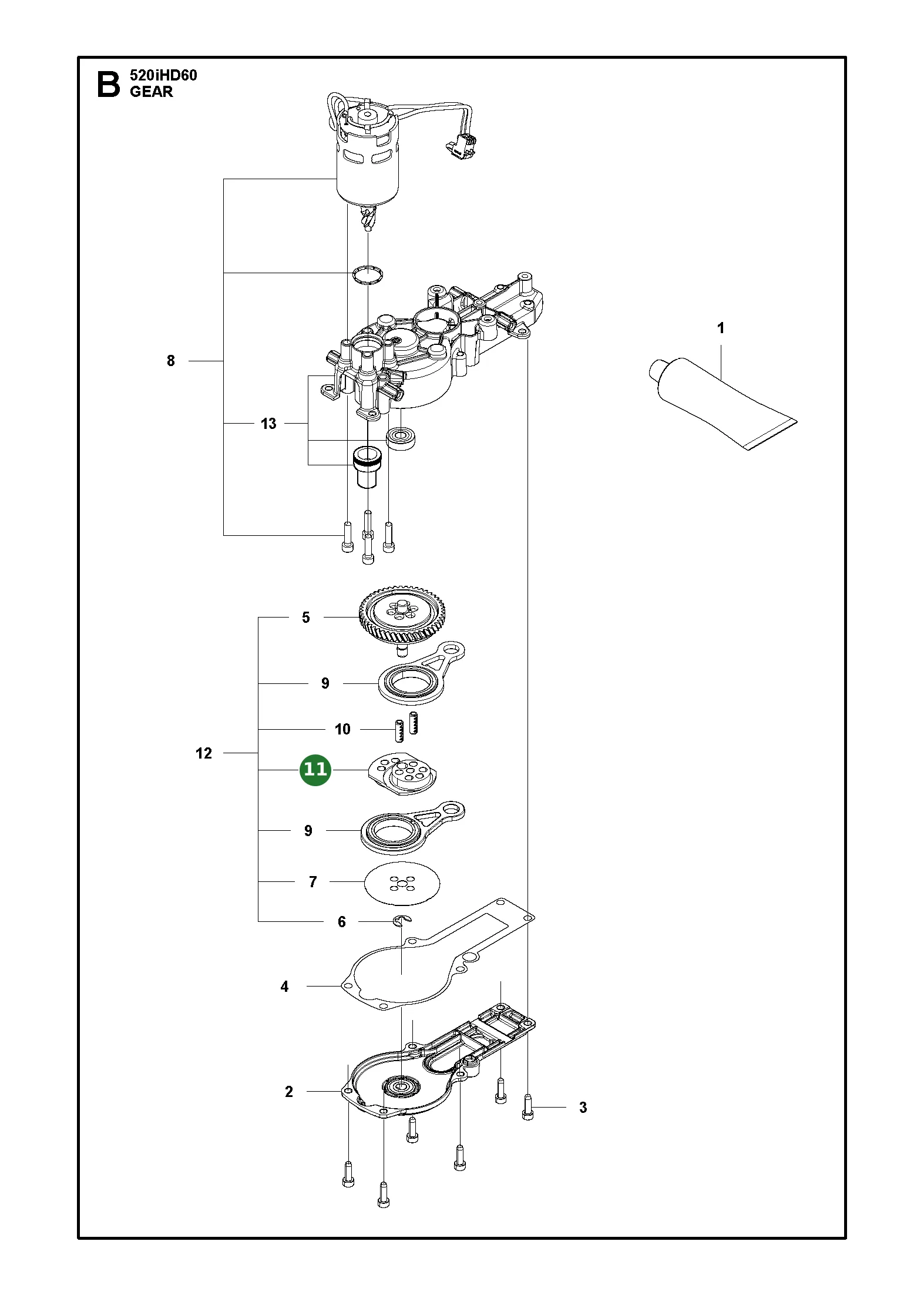Position im Ersatzteilkatalog