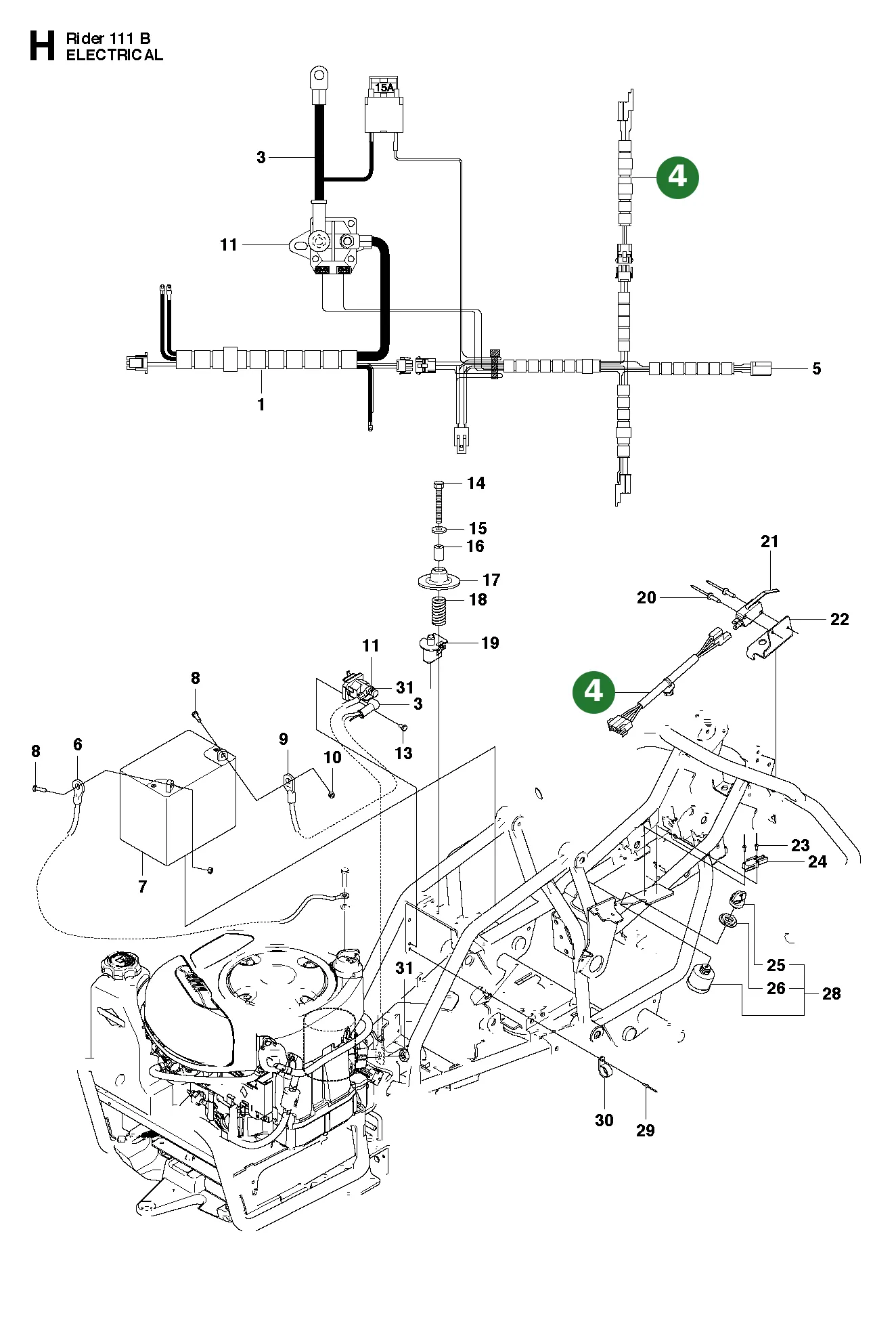 Position im Ersatzteilkatalog