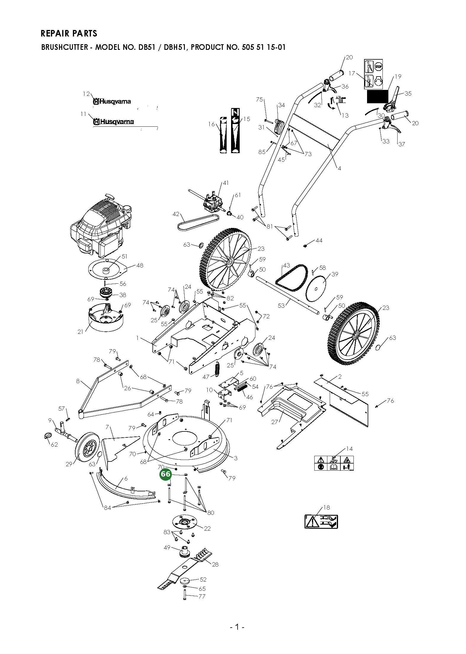 Position im Ersatzteilkatalog