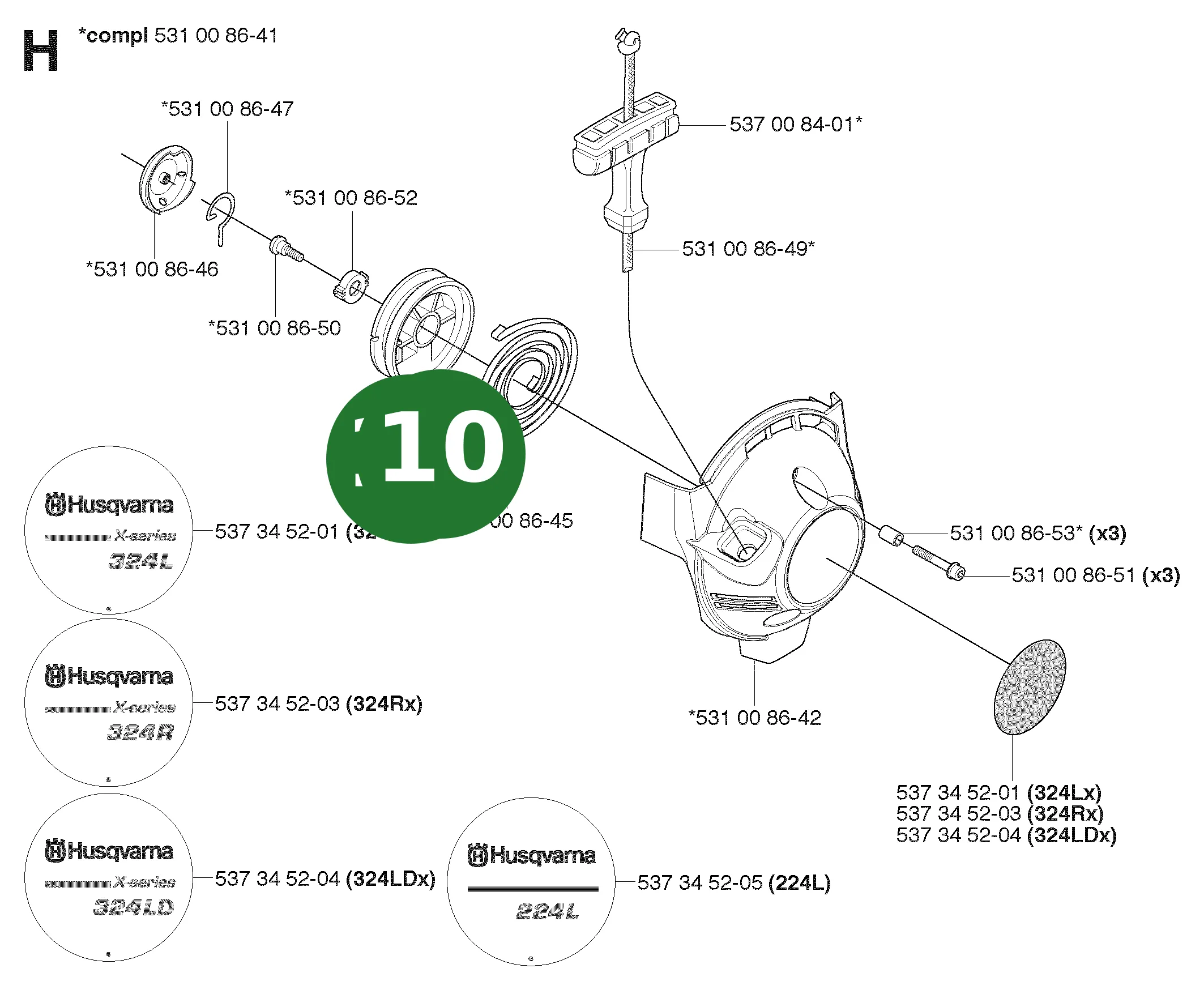 Position im Ersatzteilkatalog
