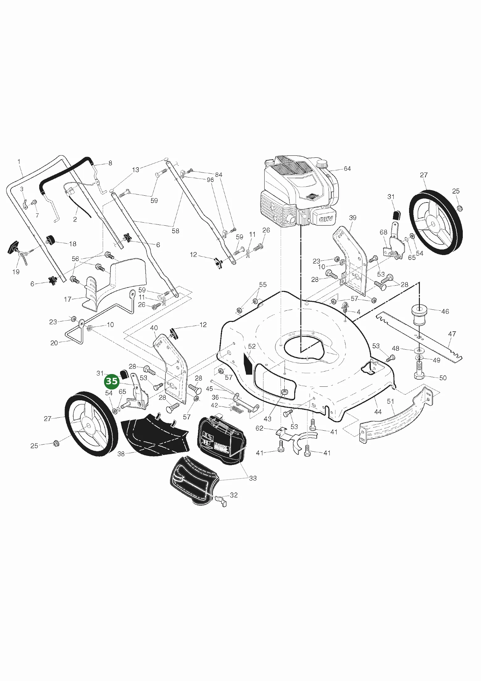 Position im Ersatzteilkatalog