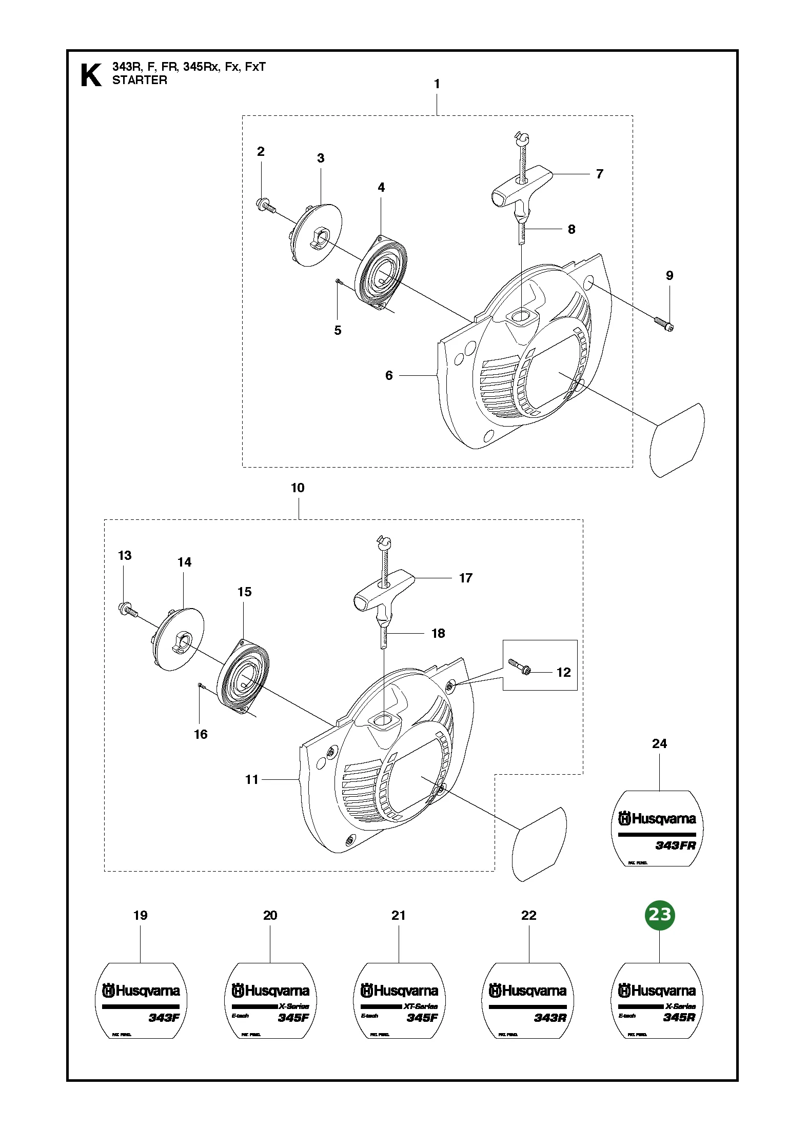 Position im Ersatzteilkatalog