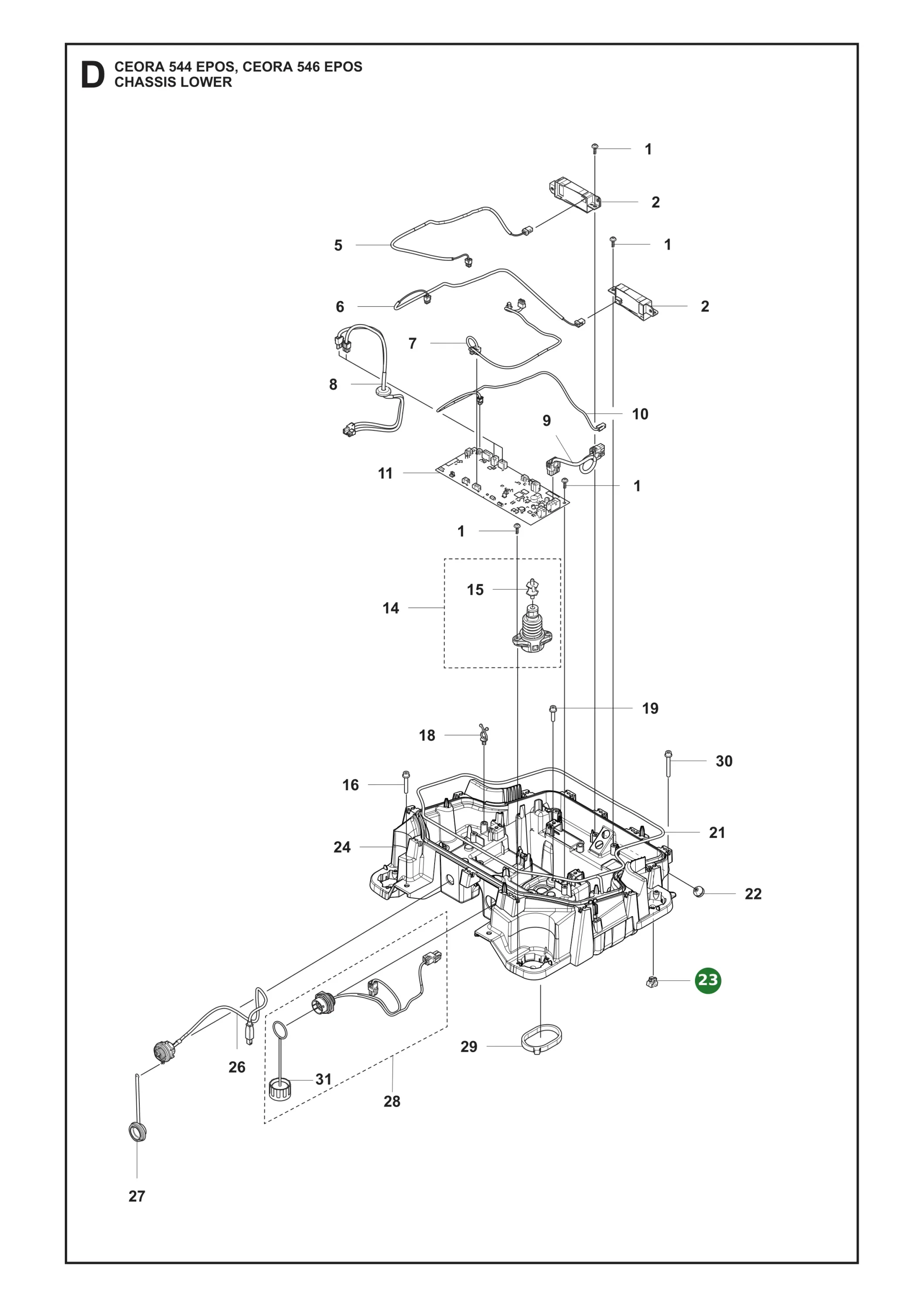 Position im Ersatzteilkatalog