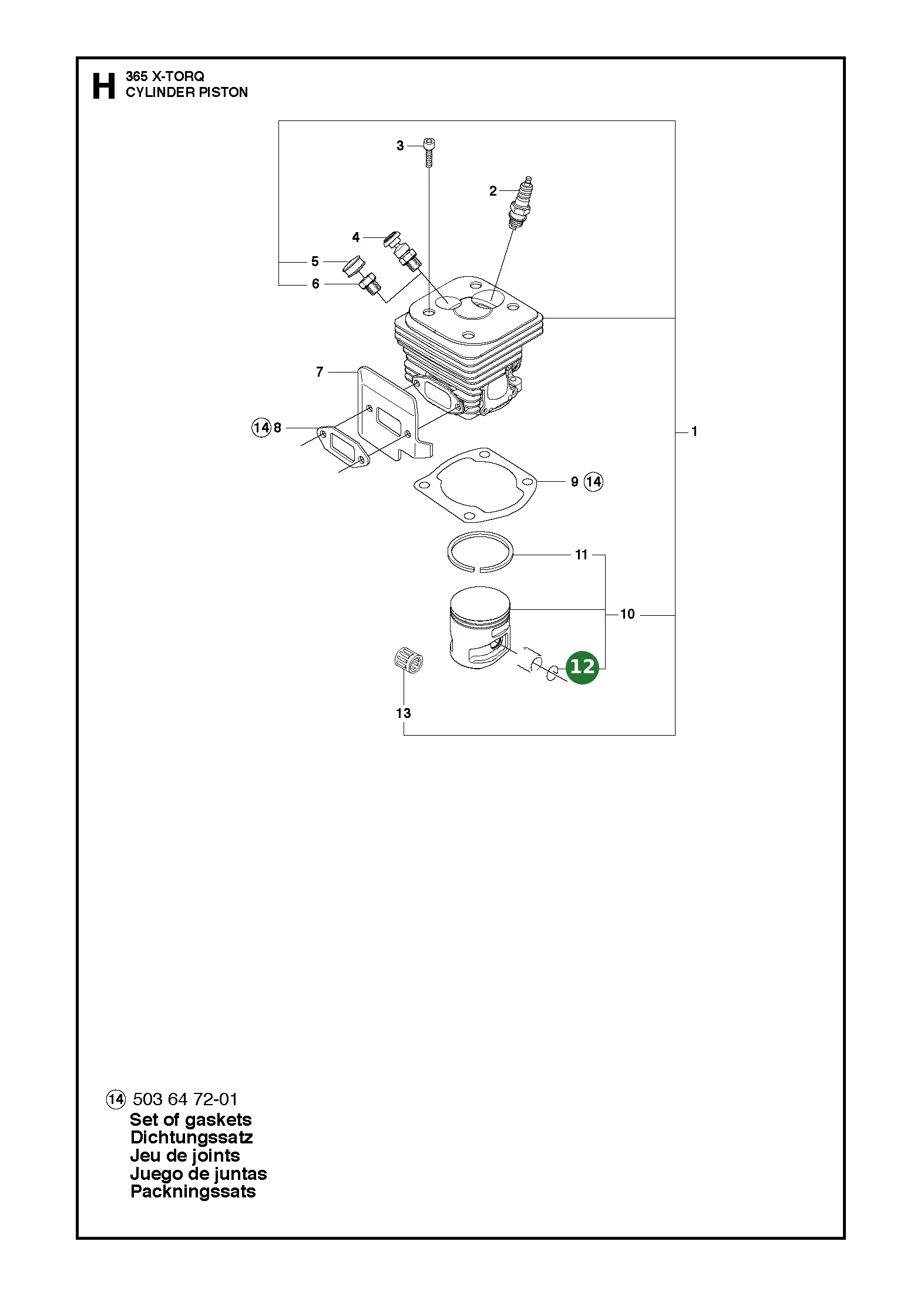 Position im Ersatzteilkatalog