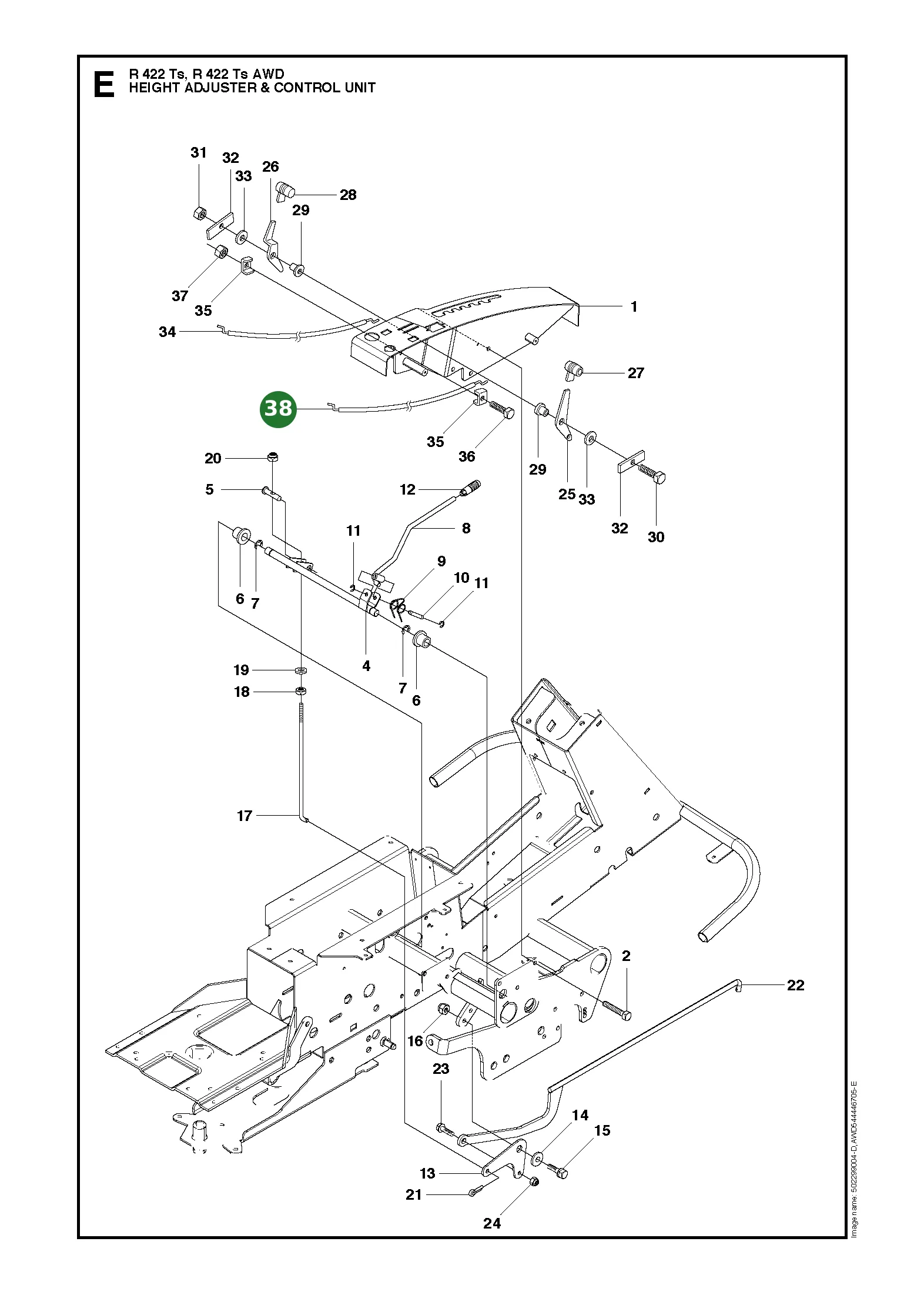 Position im Ersatzteilkatalog