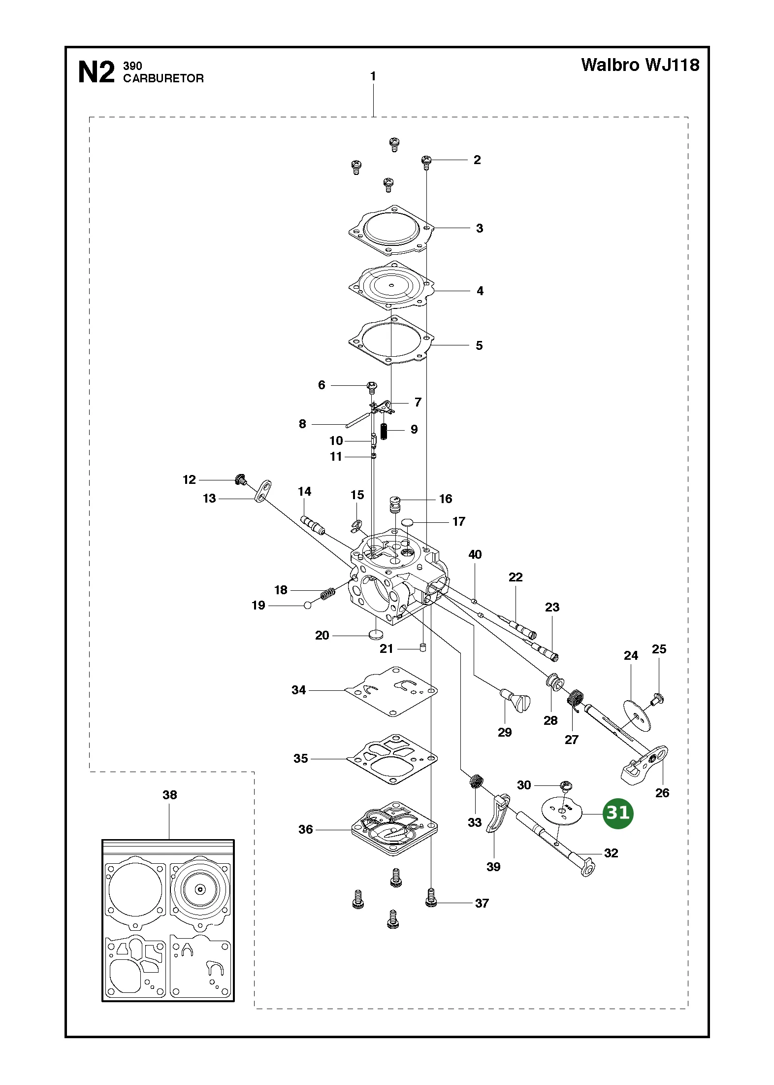 Position im Ersatzteilkatalog