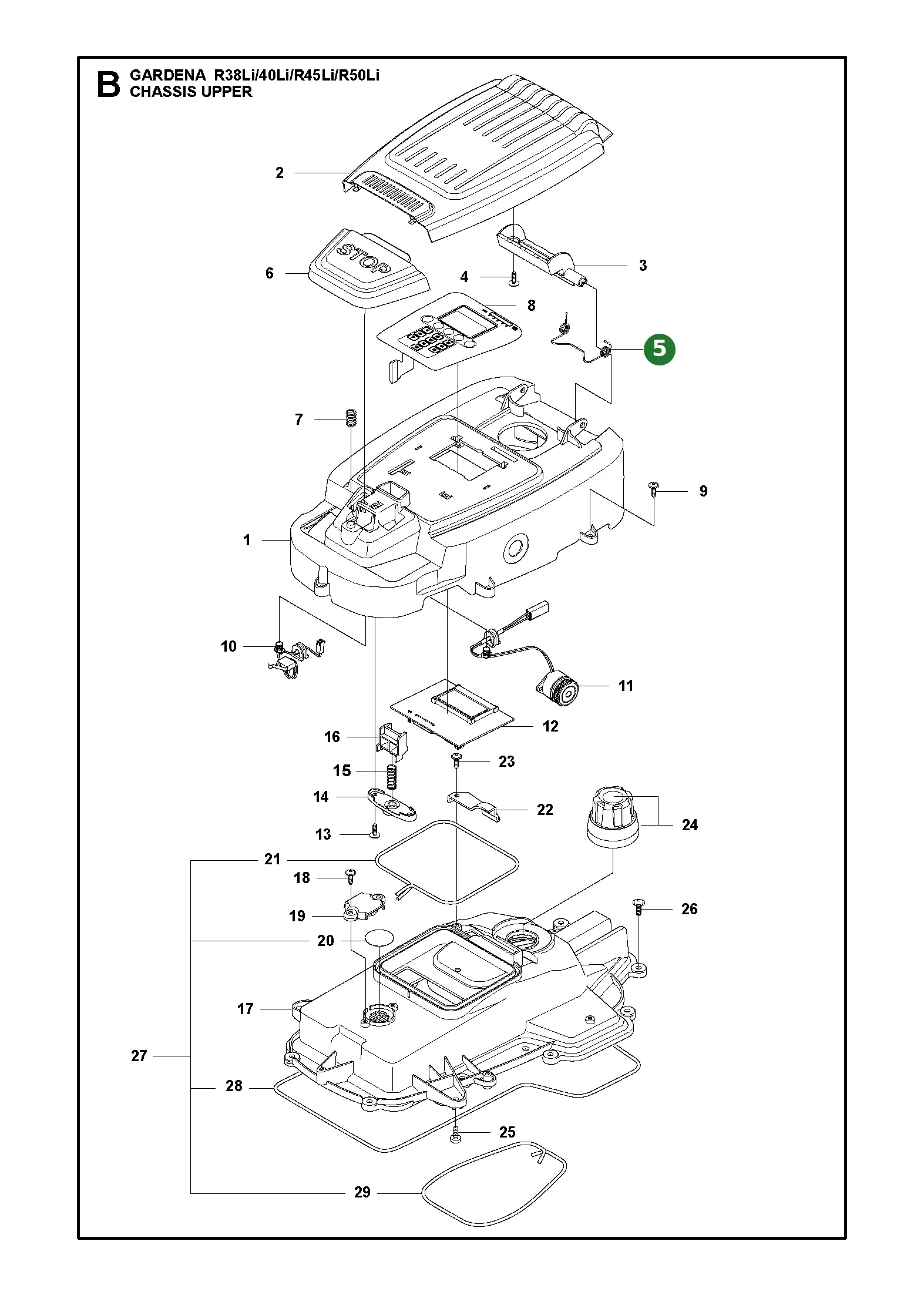 Position im Ersatzteilkatalog