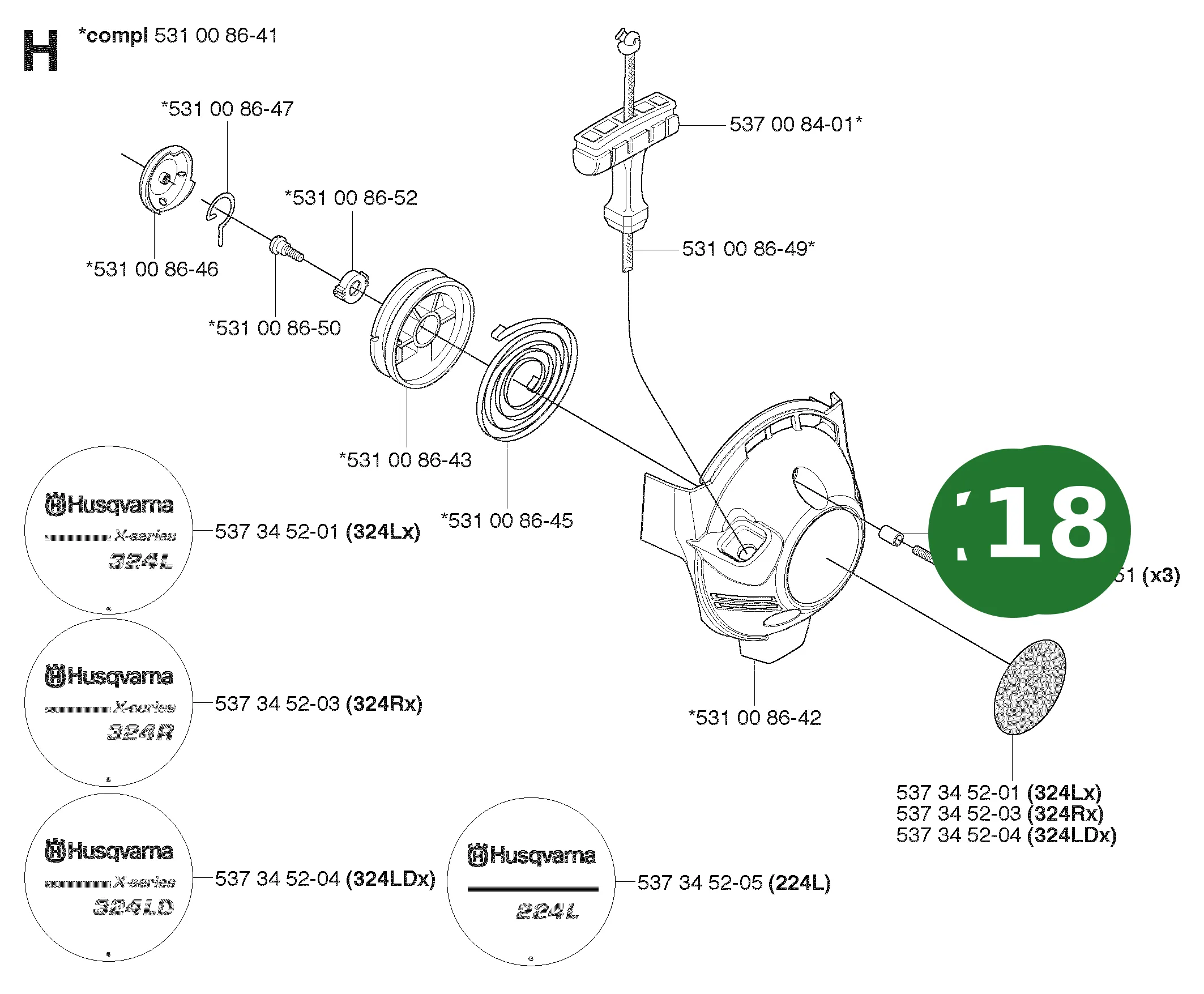 Position im Ersatzteilkatalog