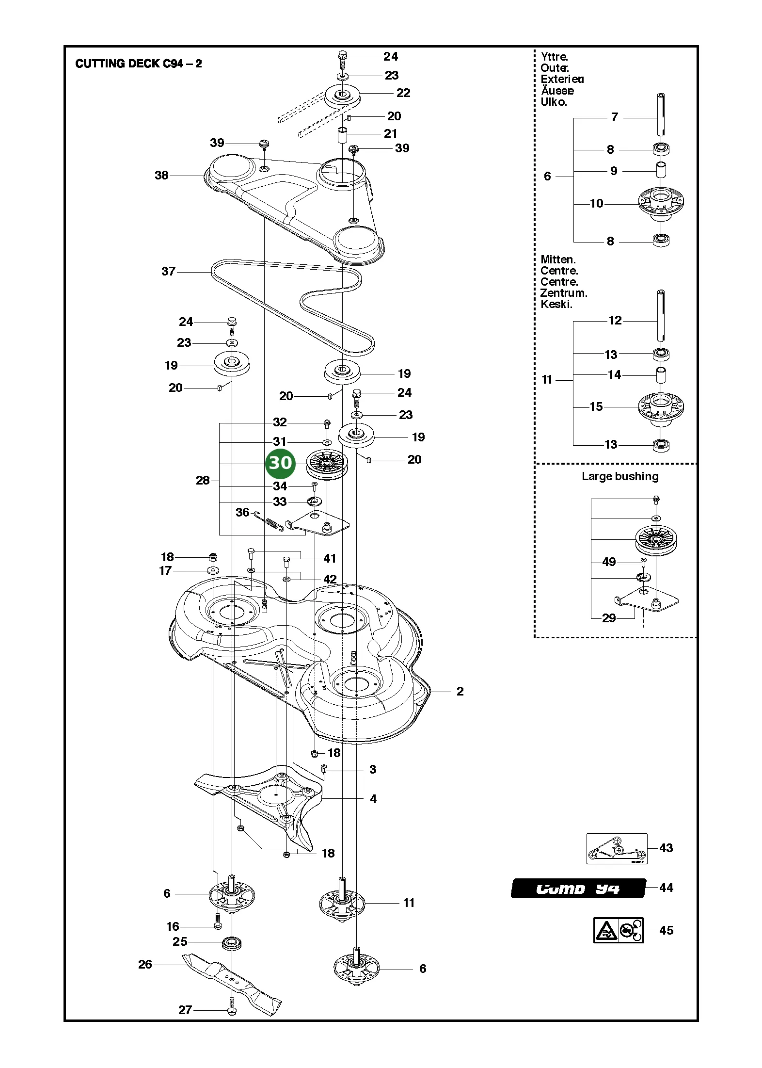 Position im Ersatzteilkatalog