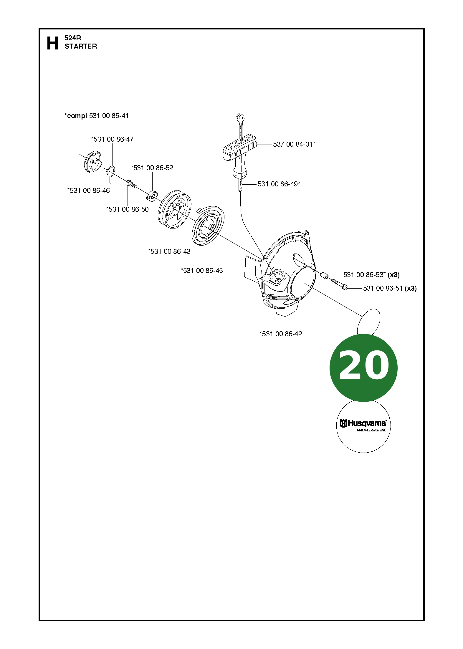 Position im Ersatzteilkatalog