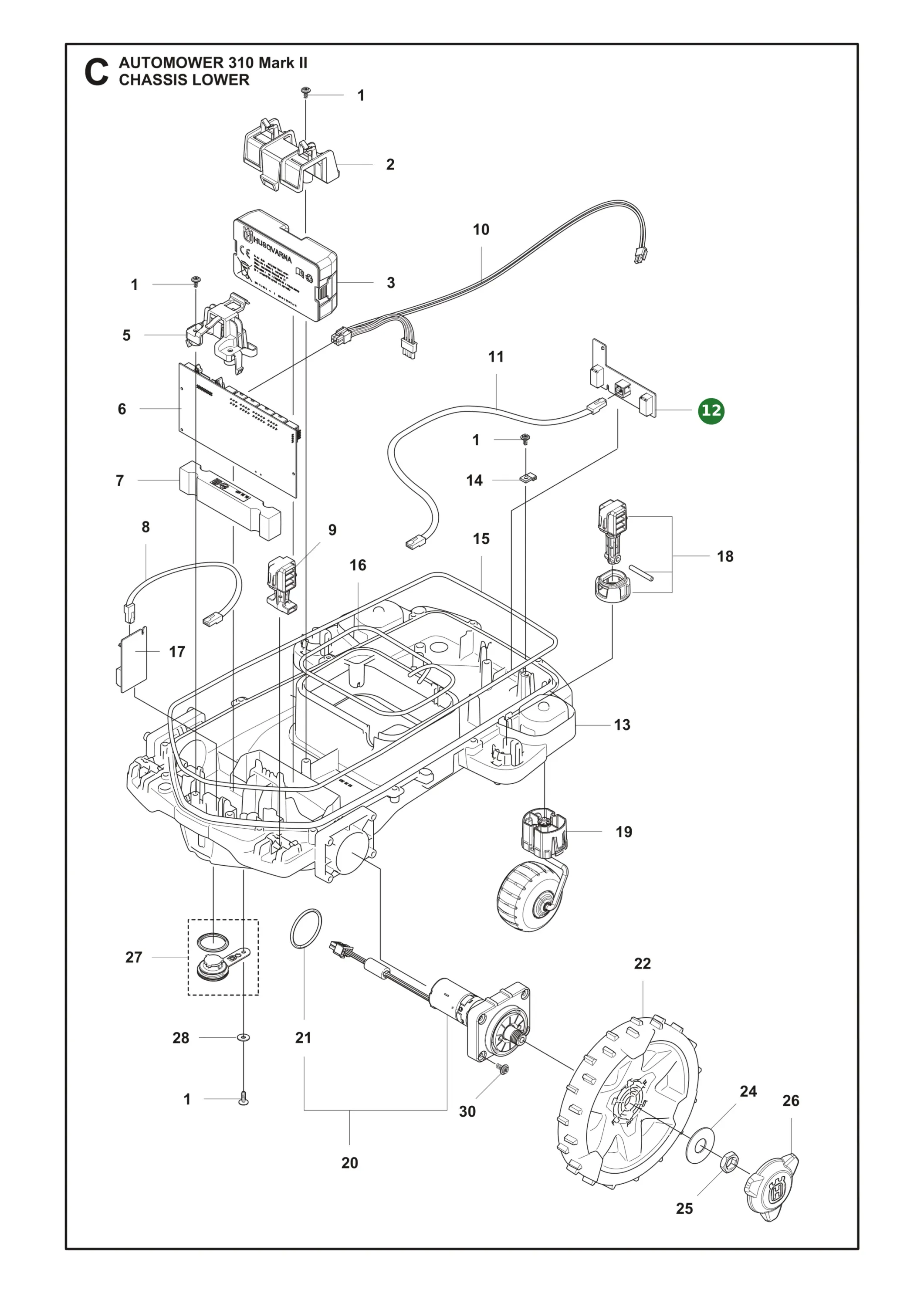 Position im Ersatzteilkatalog