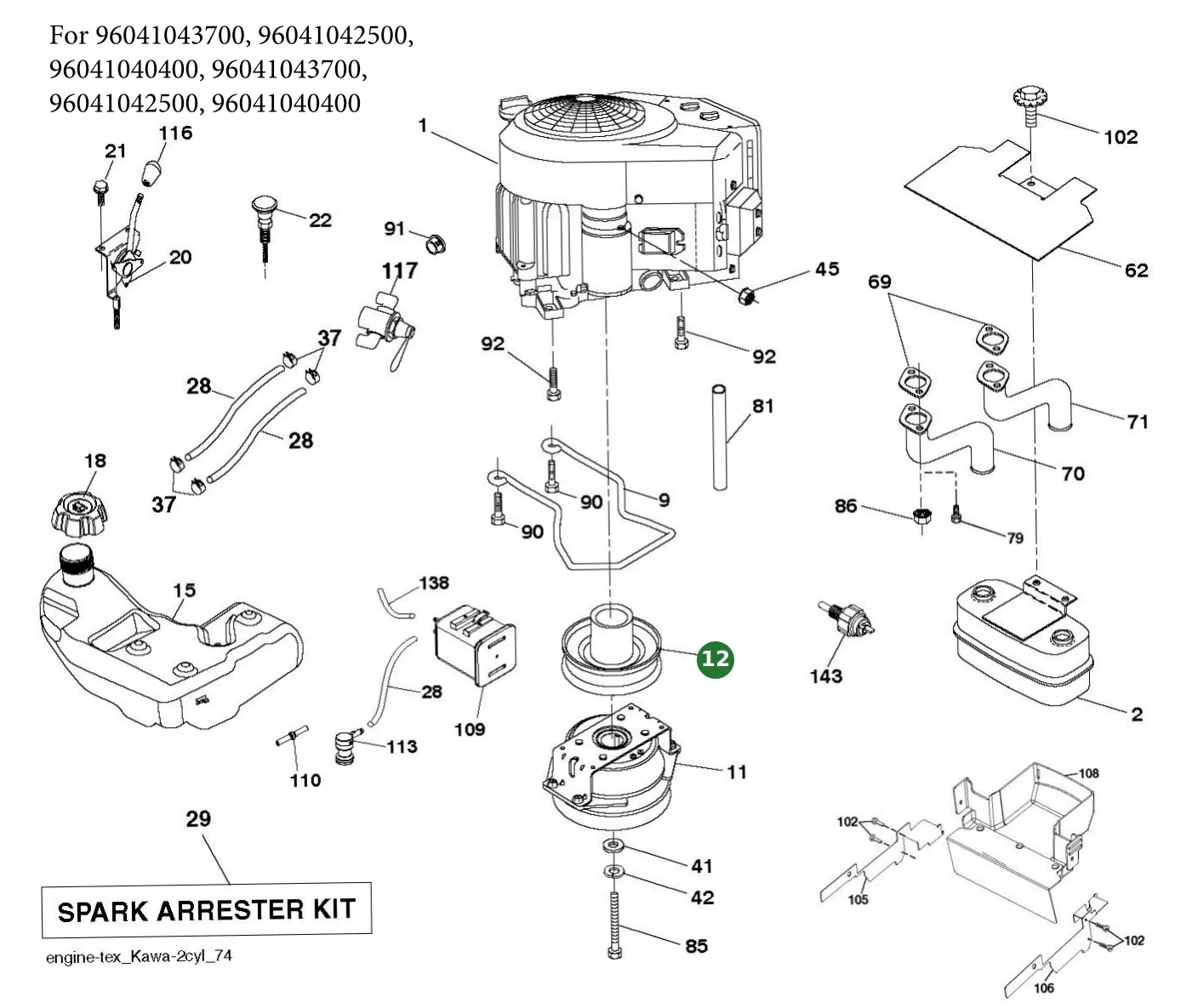 Position im Ersatzteilkatalog