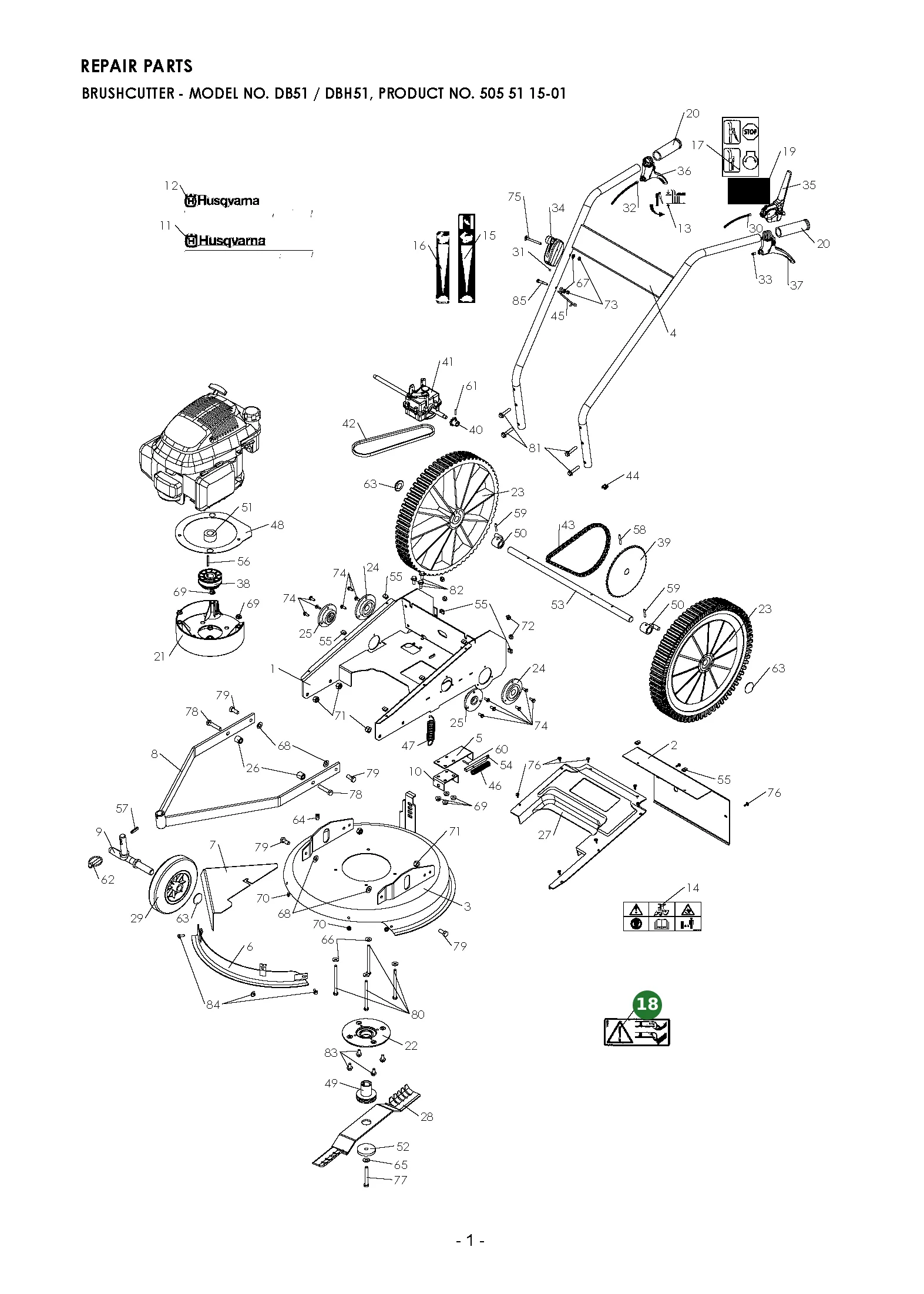 Position im Ersatzteilkatalog