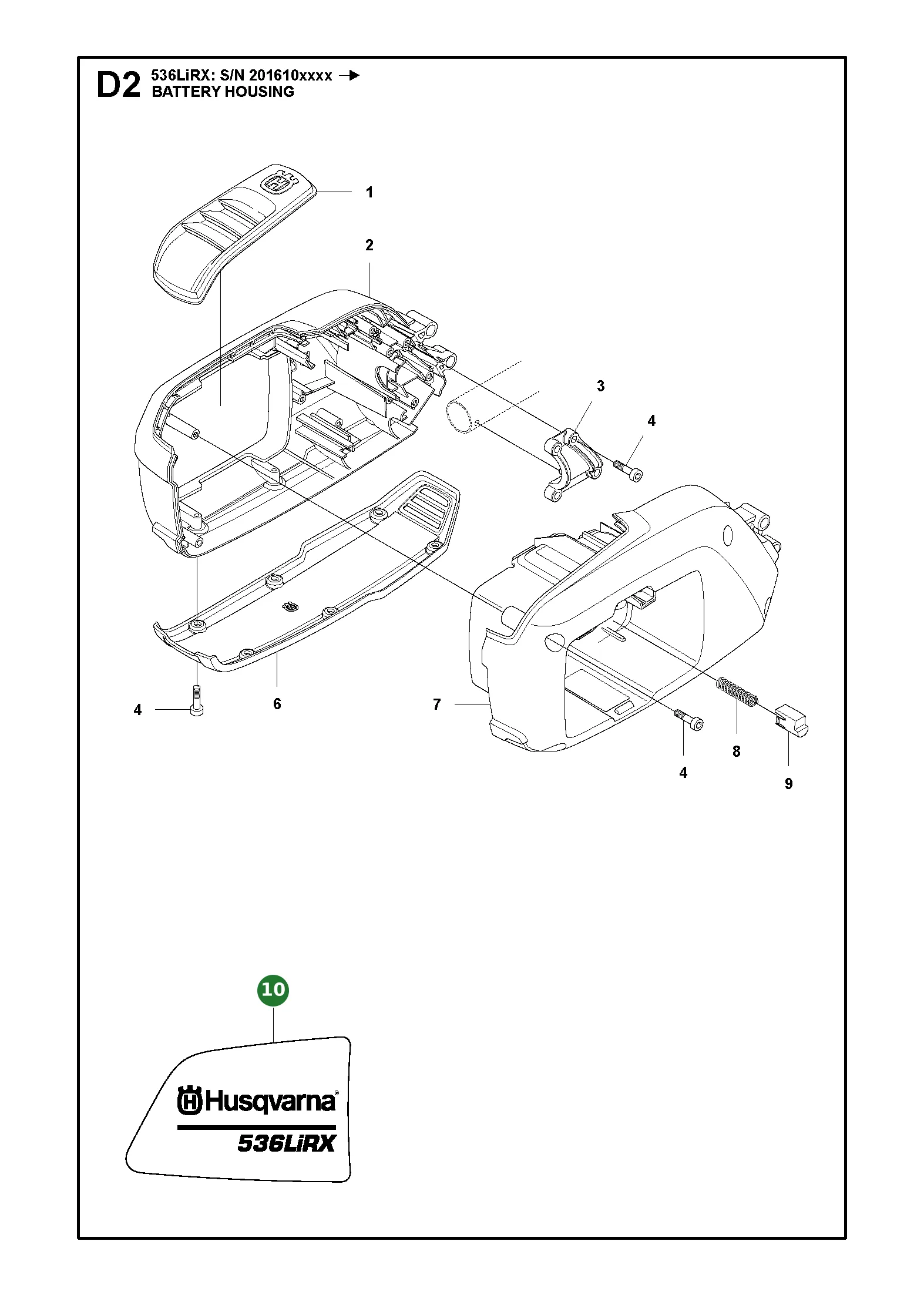 Position im Ersatzteilkatalog