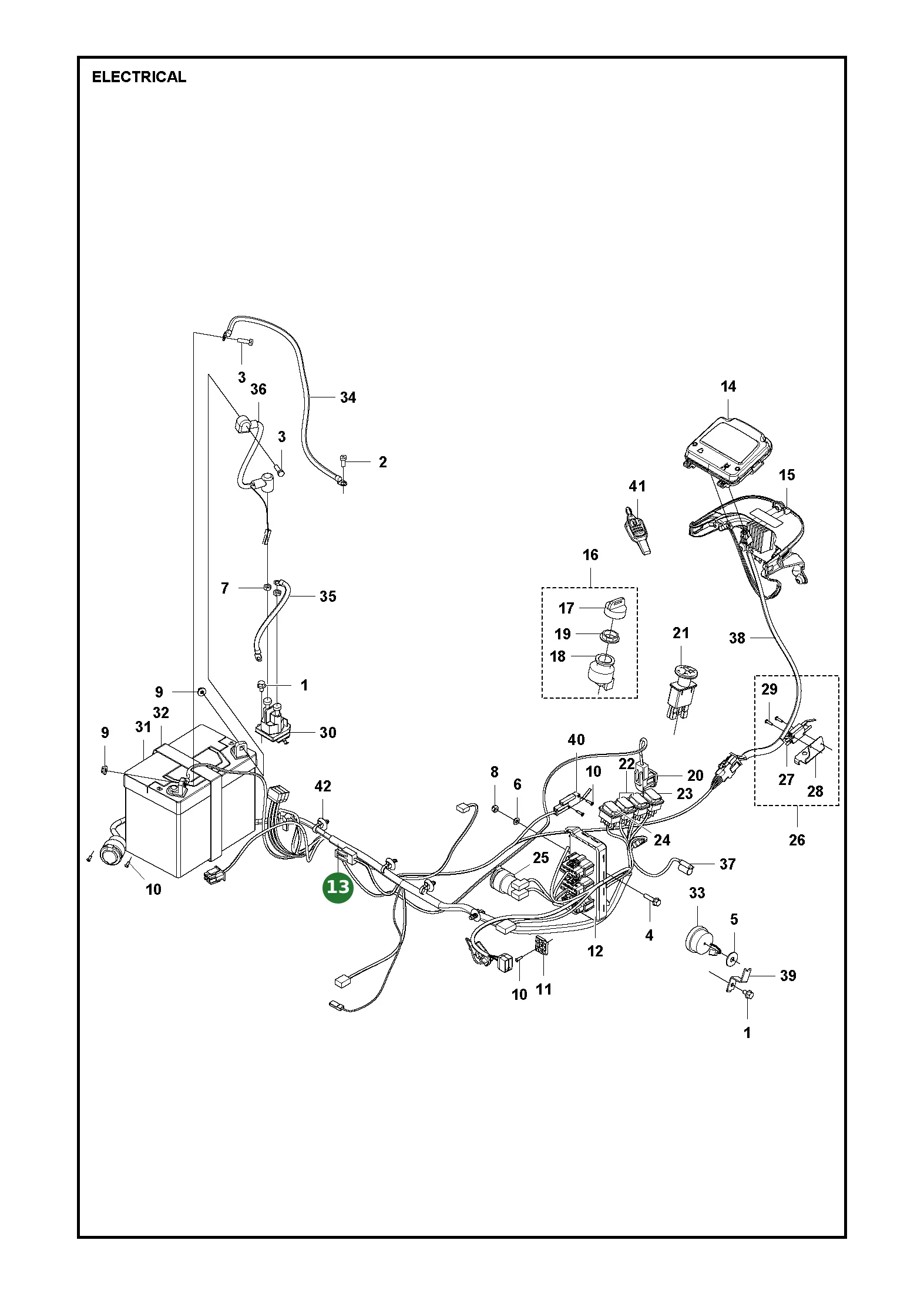 Position im Ersatzteilkatalog