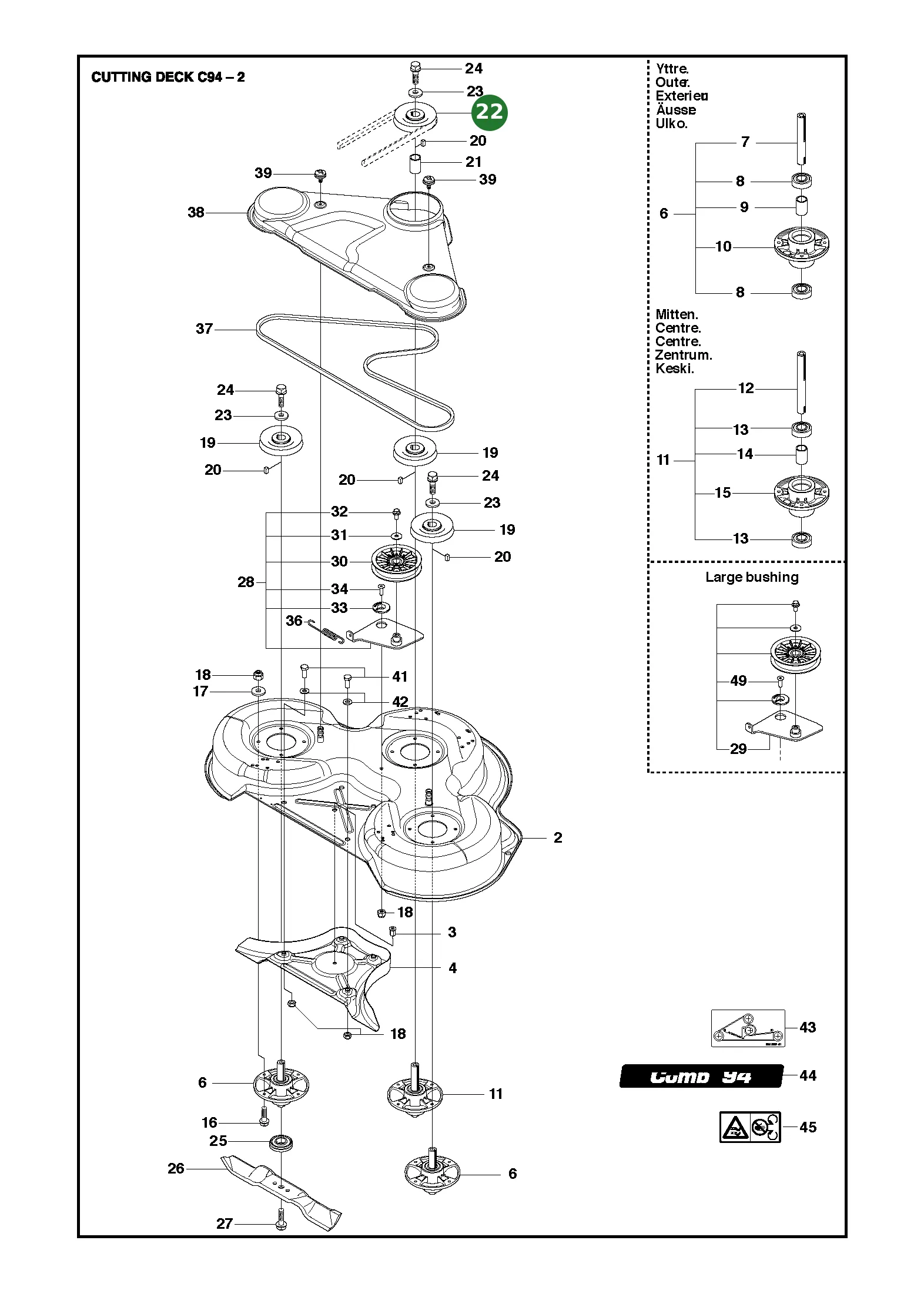 Position im Ersatzteilkatalog