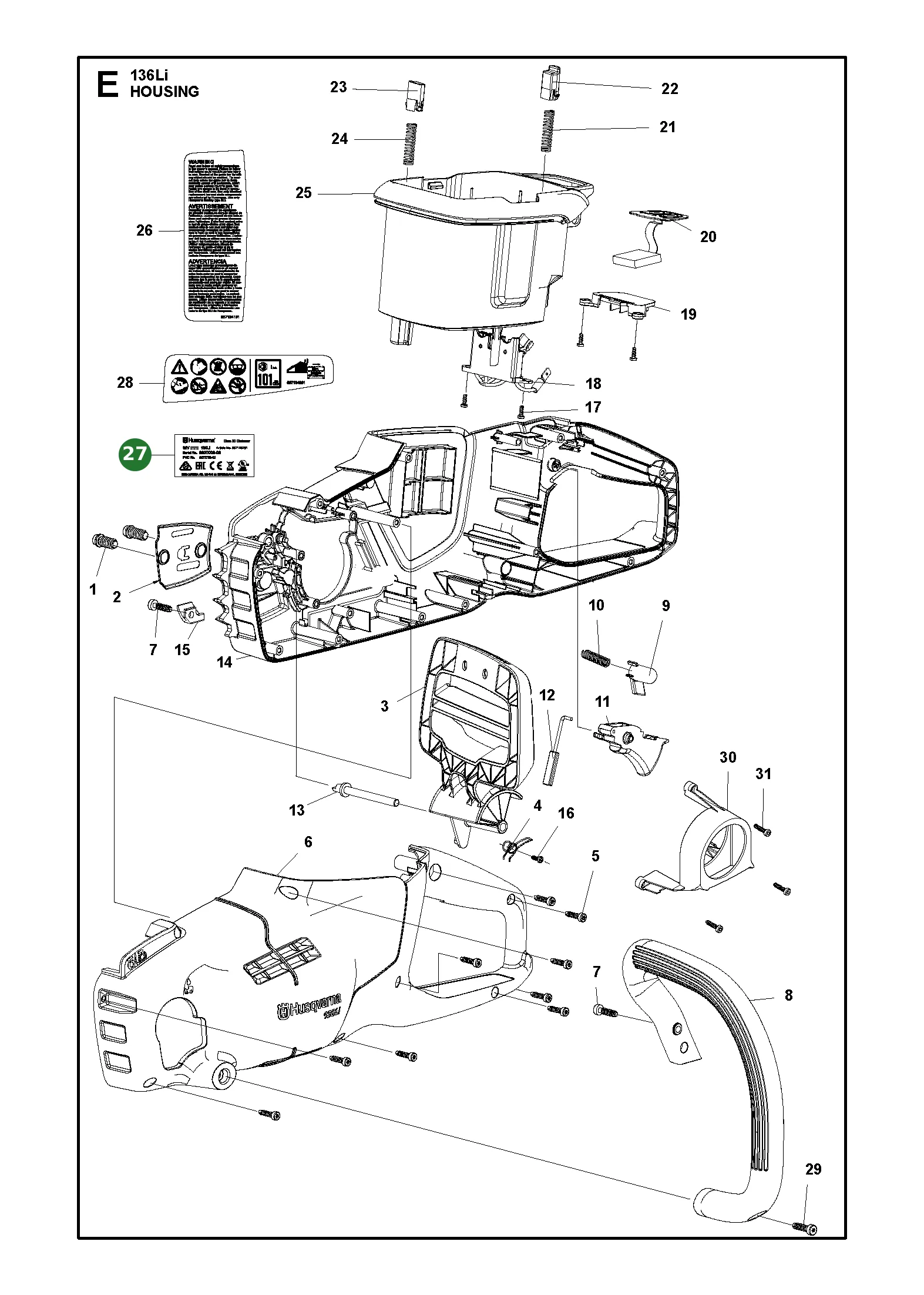 Position im Ersatzteilkatalog