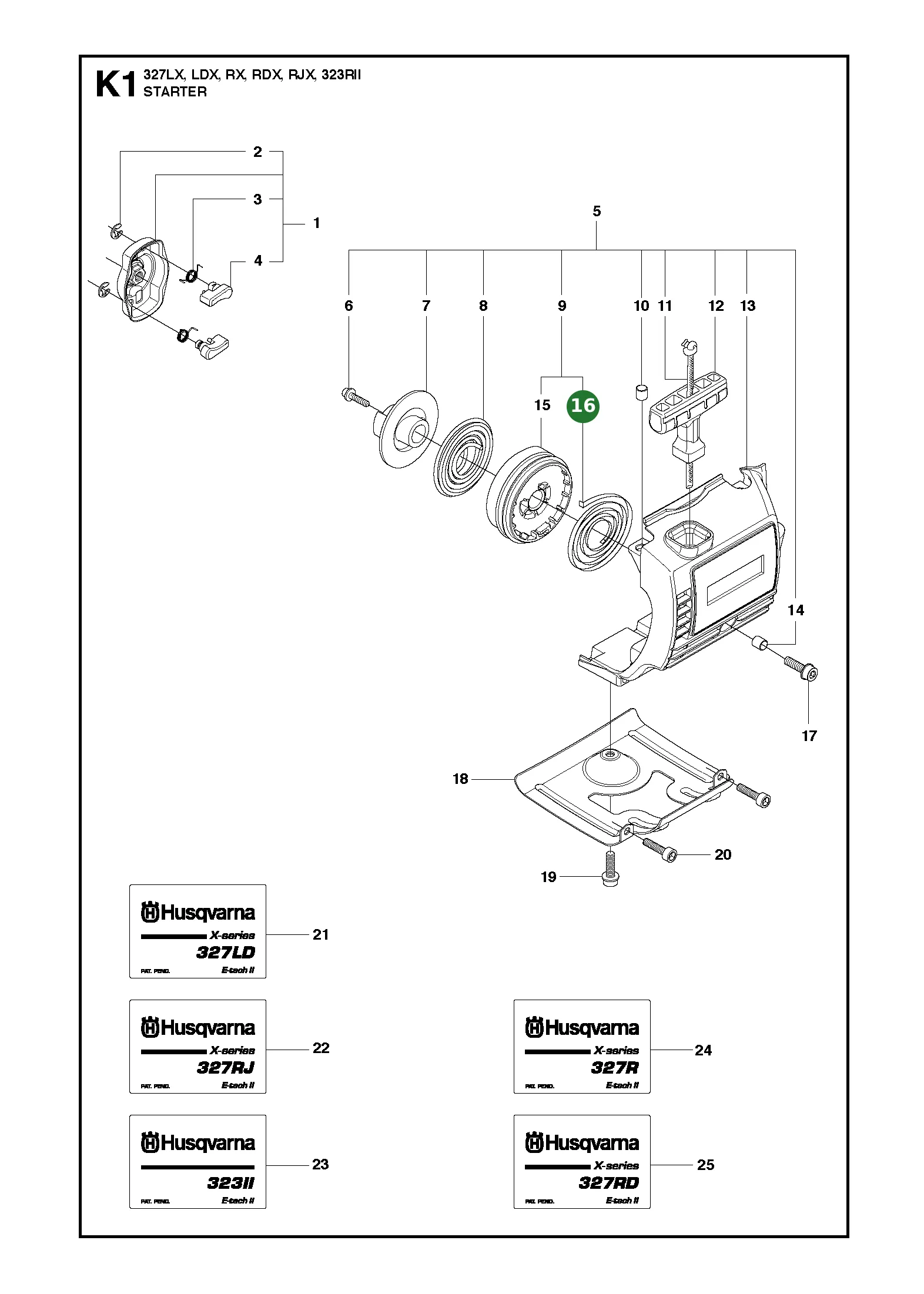 Position im Ersatzteilkatalog