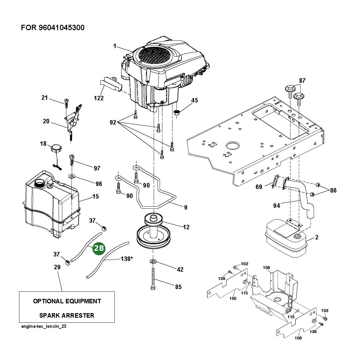 Position im Ersatzteilkatalog