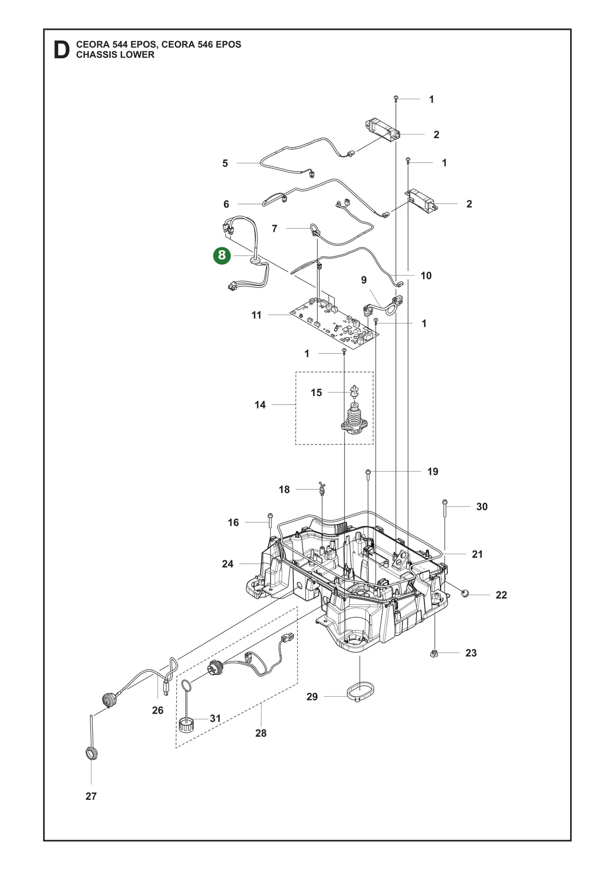 Position im Ersatzteilkatalog