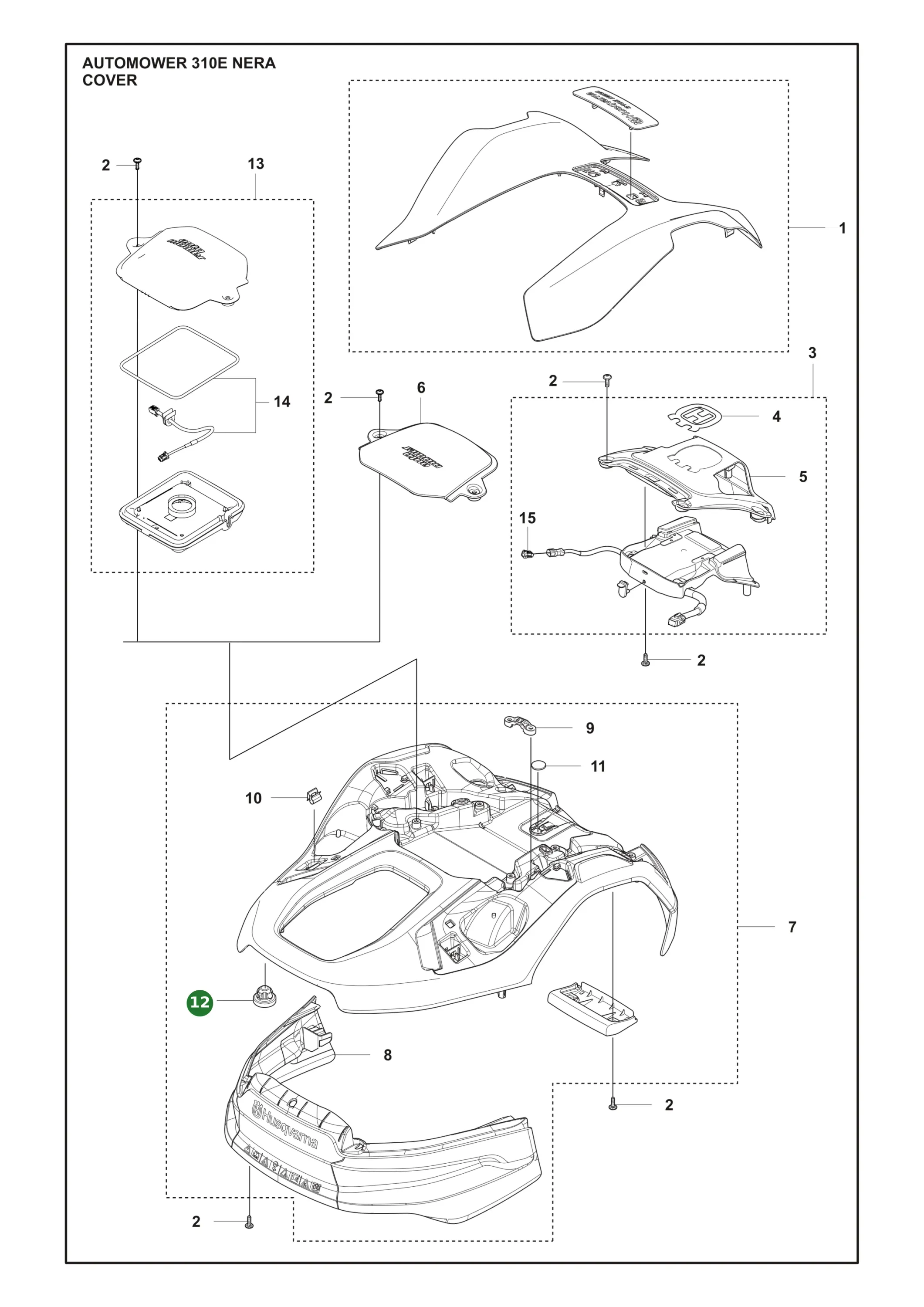 Original Husqvarna Steckkupplung f&uuml;r Automower 305E...