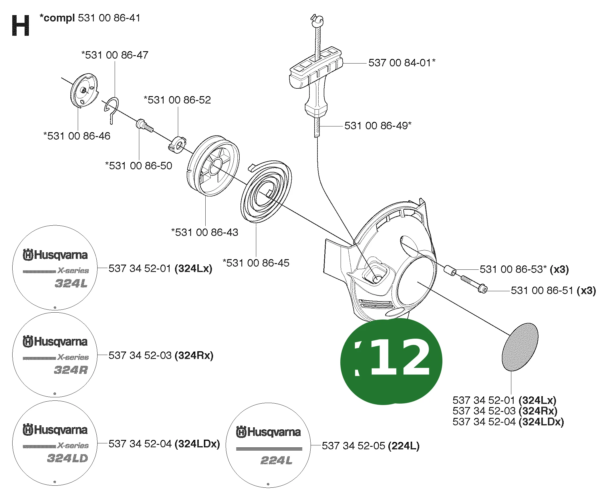 Position im Ersatzteilkatalog