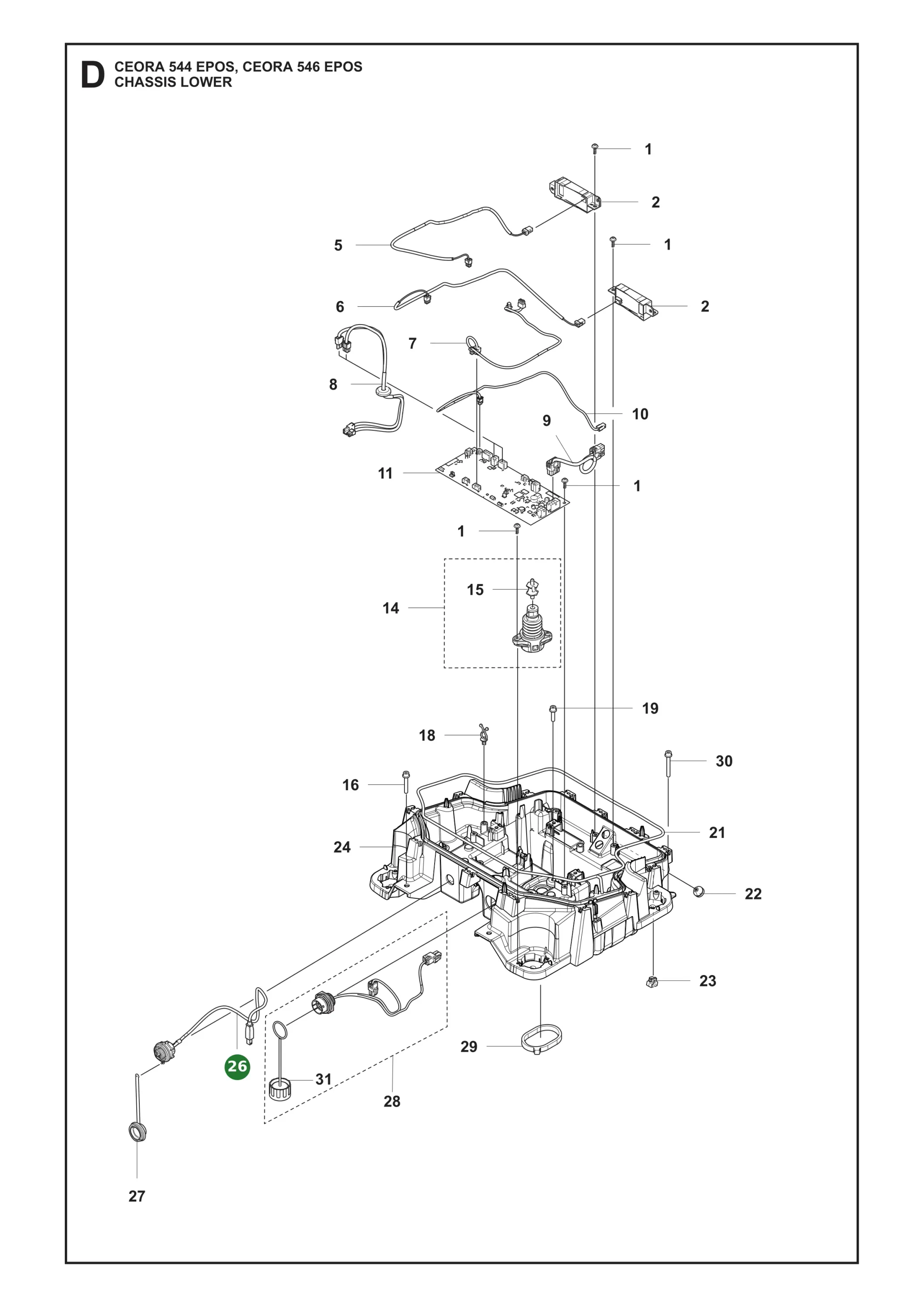Position im Ersatzteilkatalog