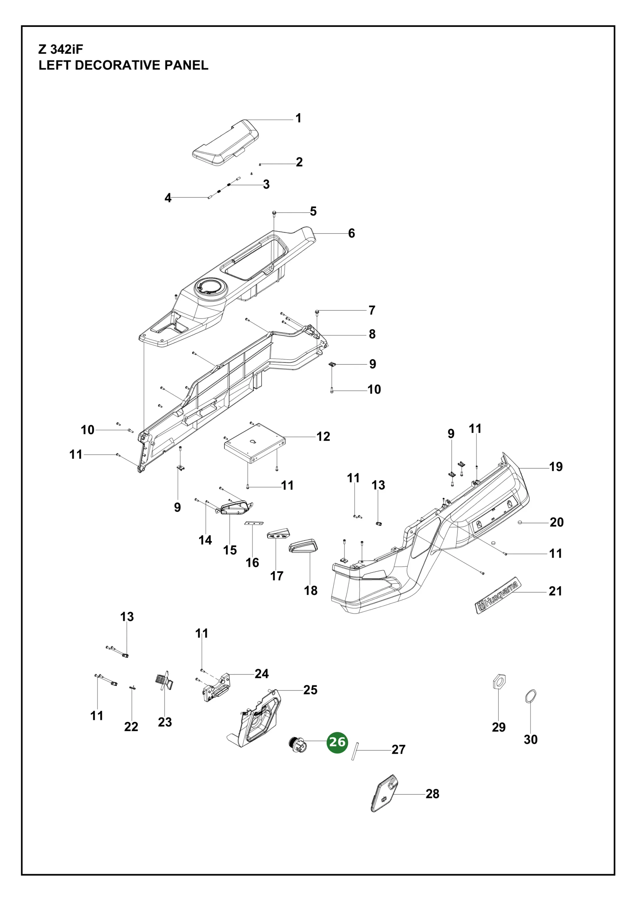 Position im Ersatzteilkatalog