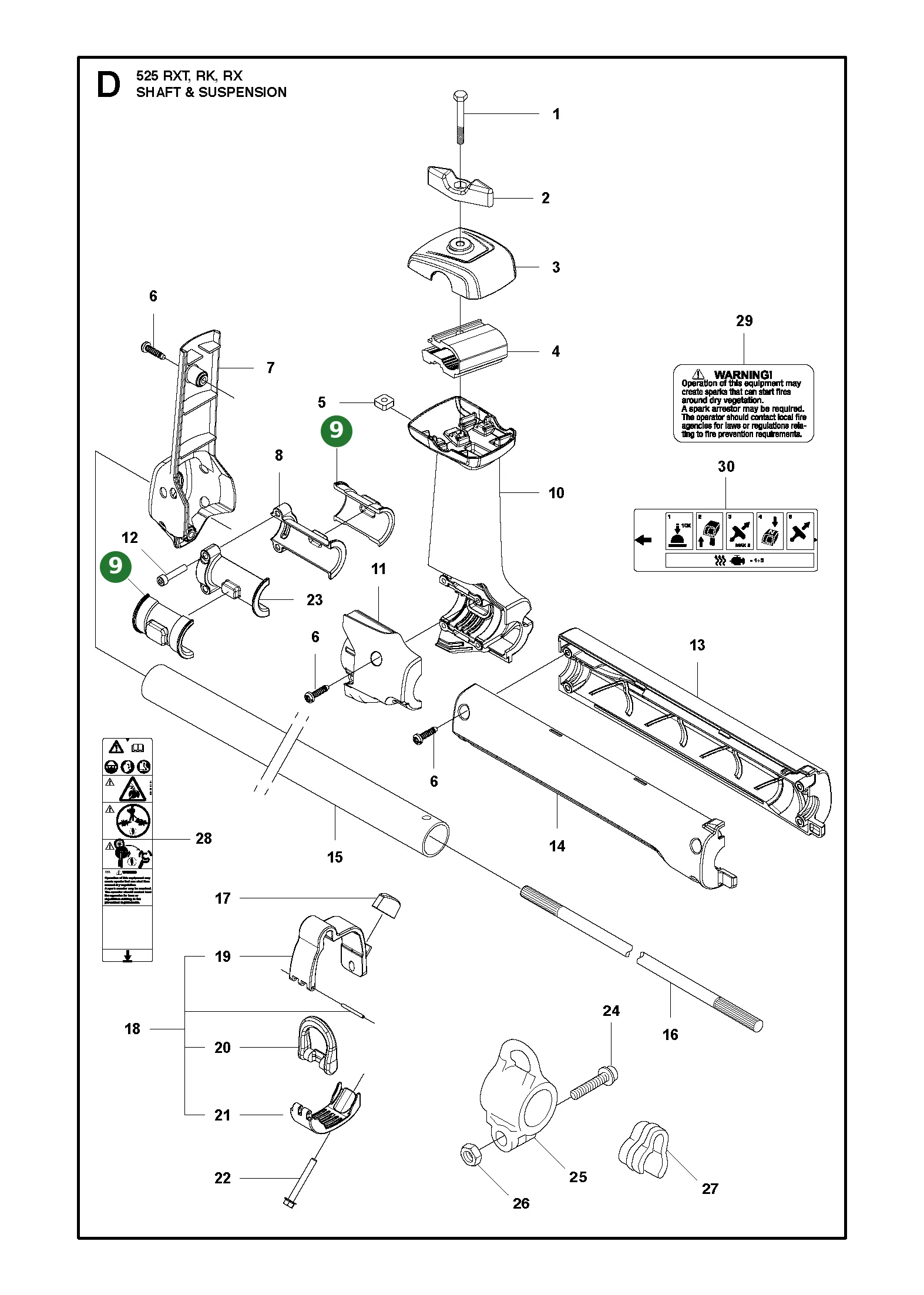 Position im Ersatzteilkatalog
