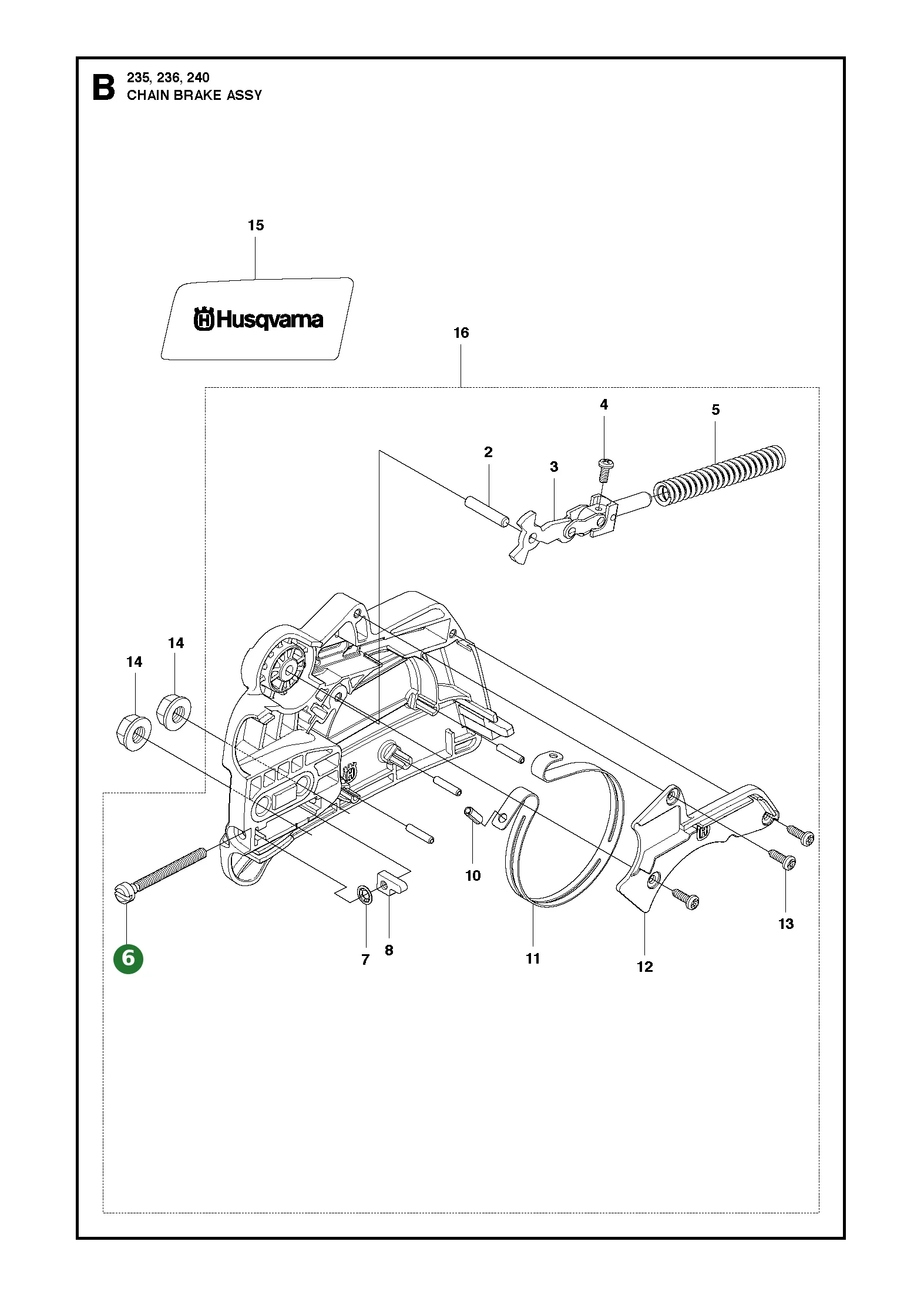 Screw f&uuml;r Husqvarna Motors&auml;gen 36, 41, 137,...