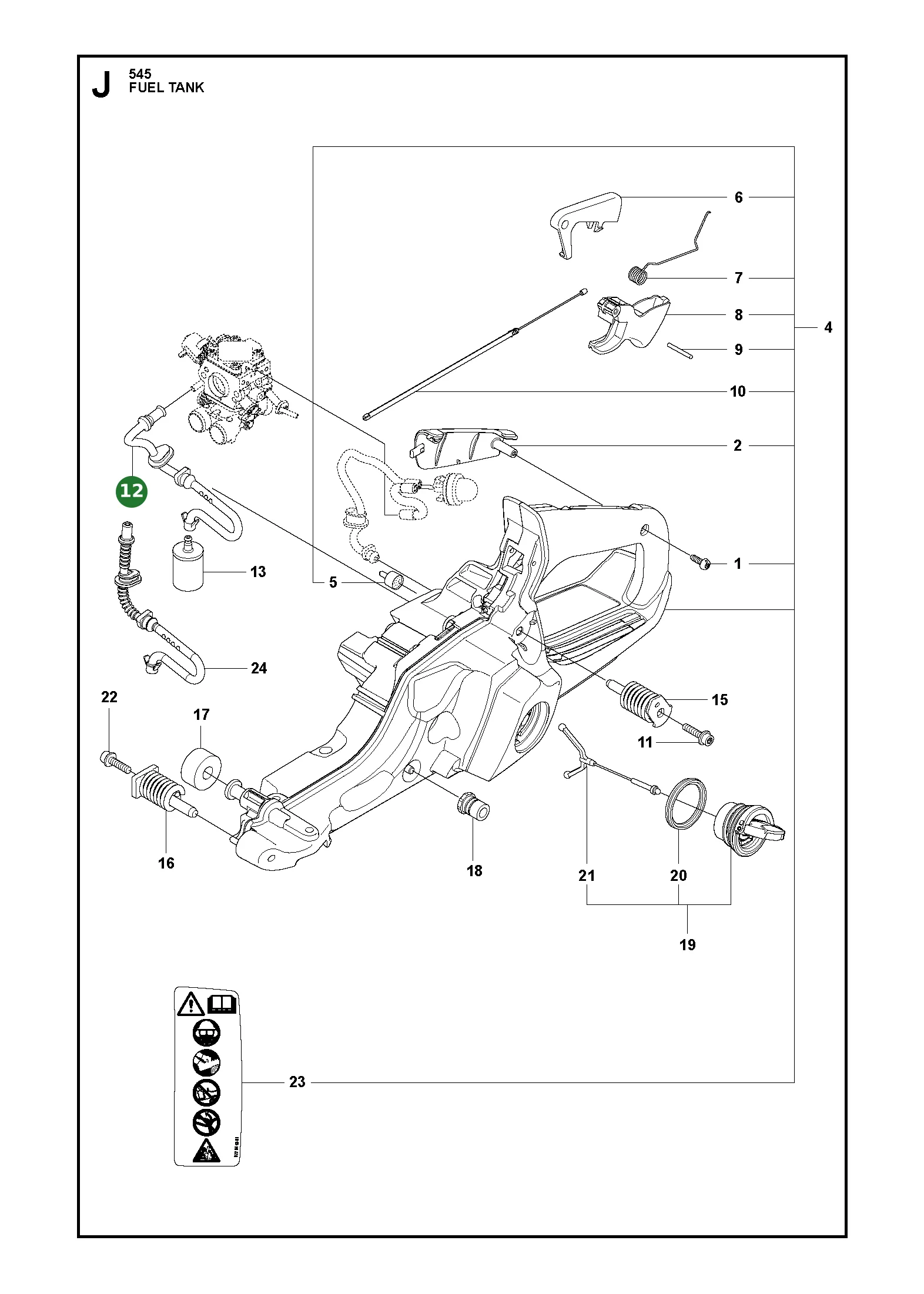Position im Ersatzteilkatalog