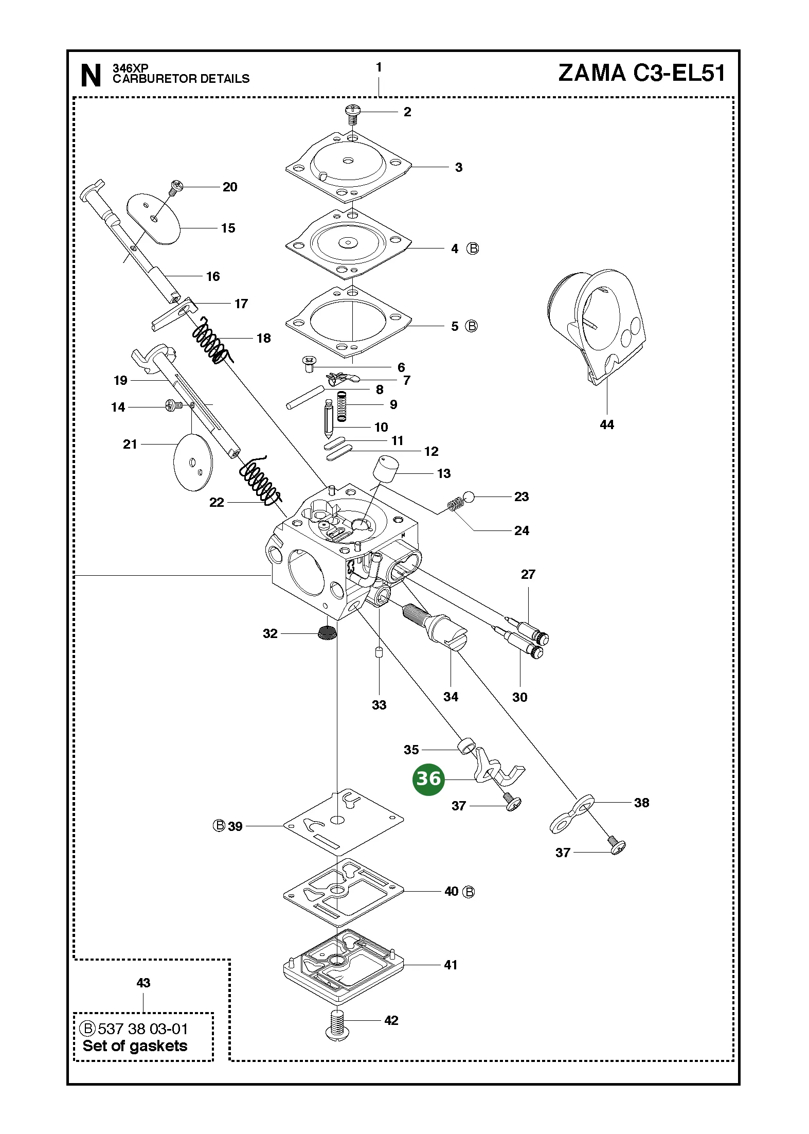 Position im Ersatzteilkatalog