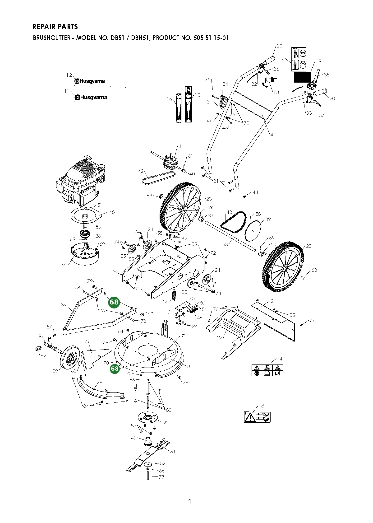 Position im Ersatzteilkatalog