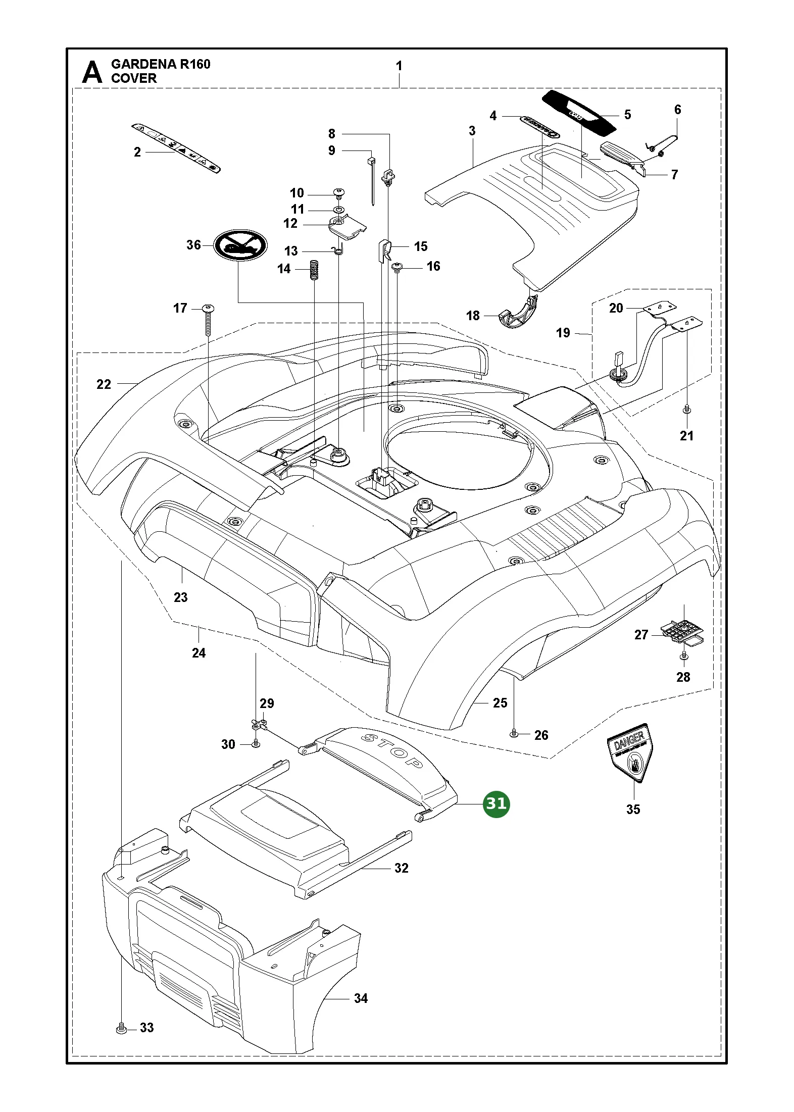 Position im Ersatzteilkatalog