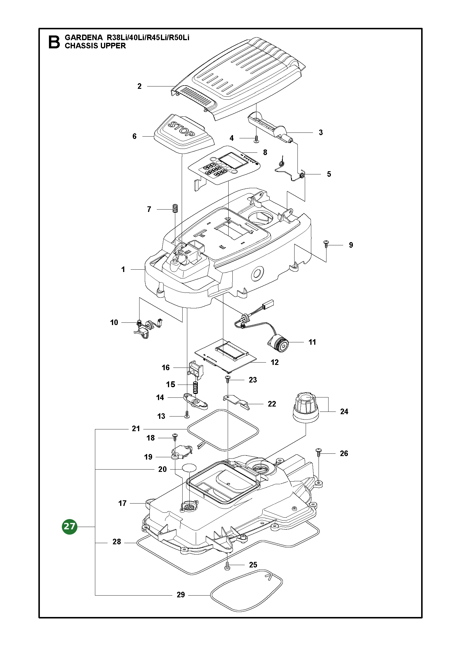 Position im Ersatzteilkatalog