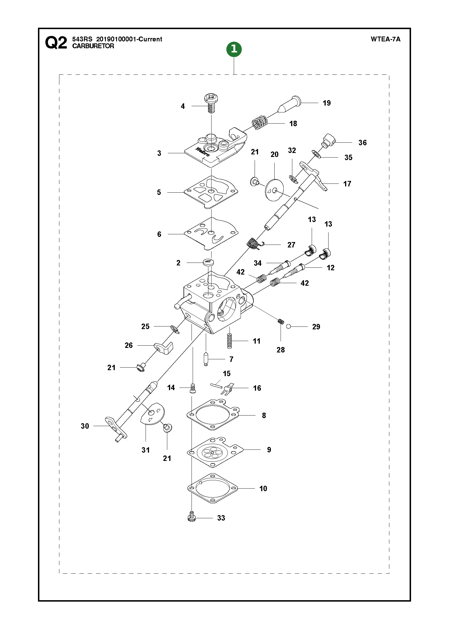 Position im Ersatzteilkatalog