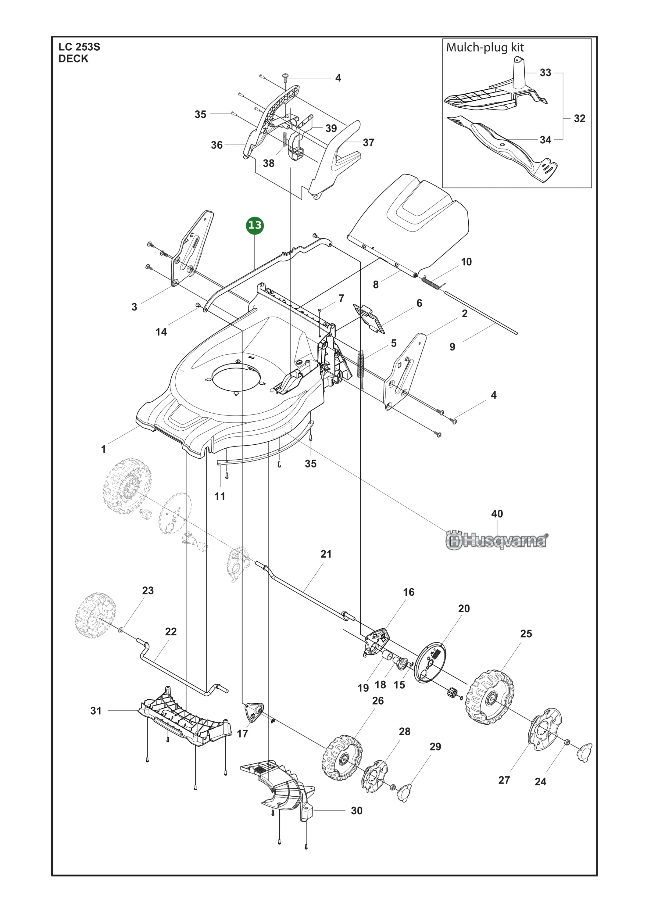 Position im Ersatzteilkatalog