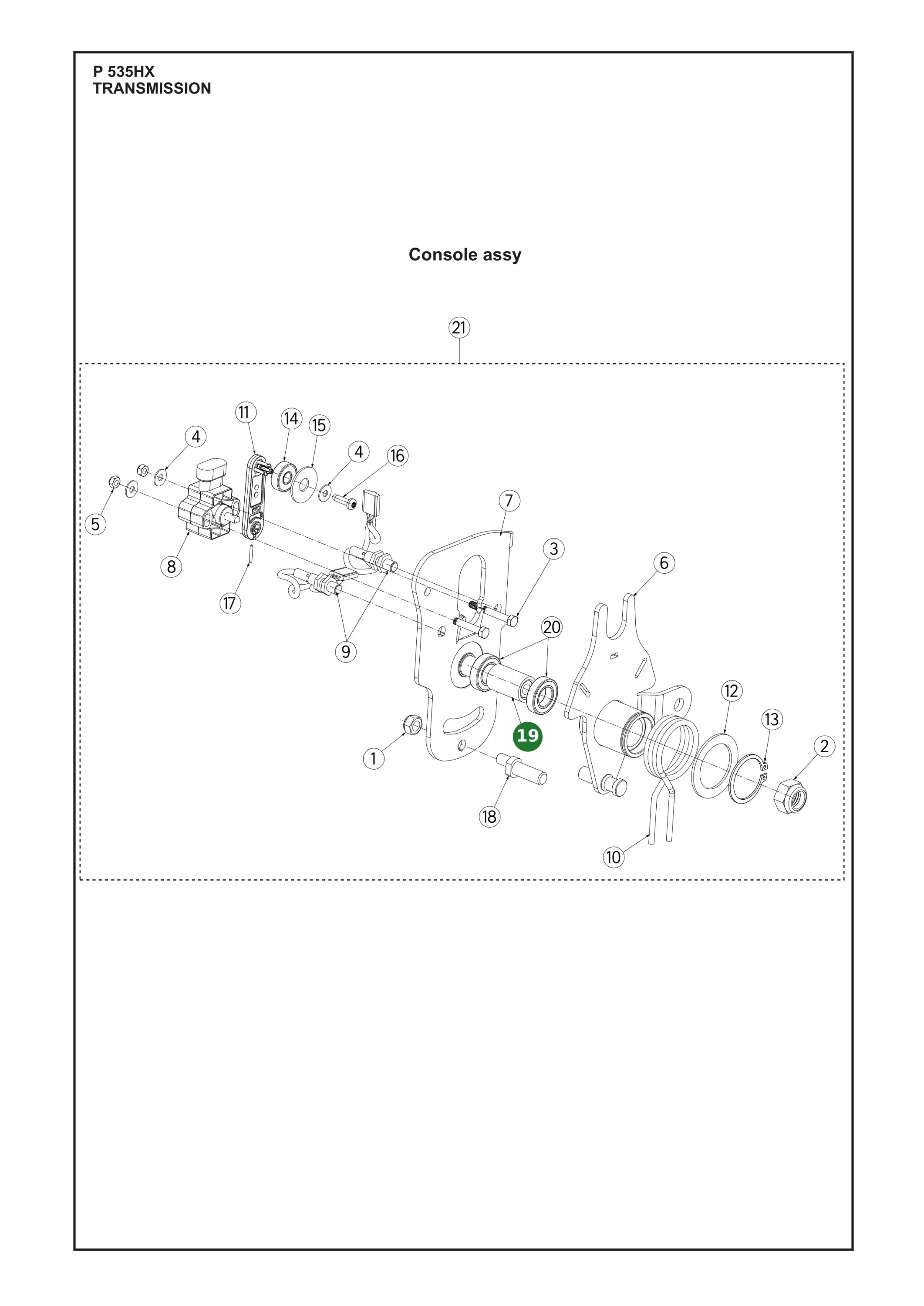 Position im Ersatzteilkatalog
