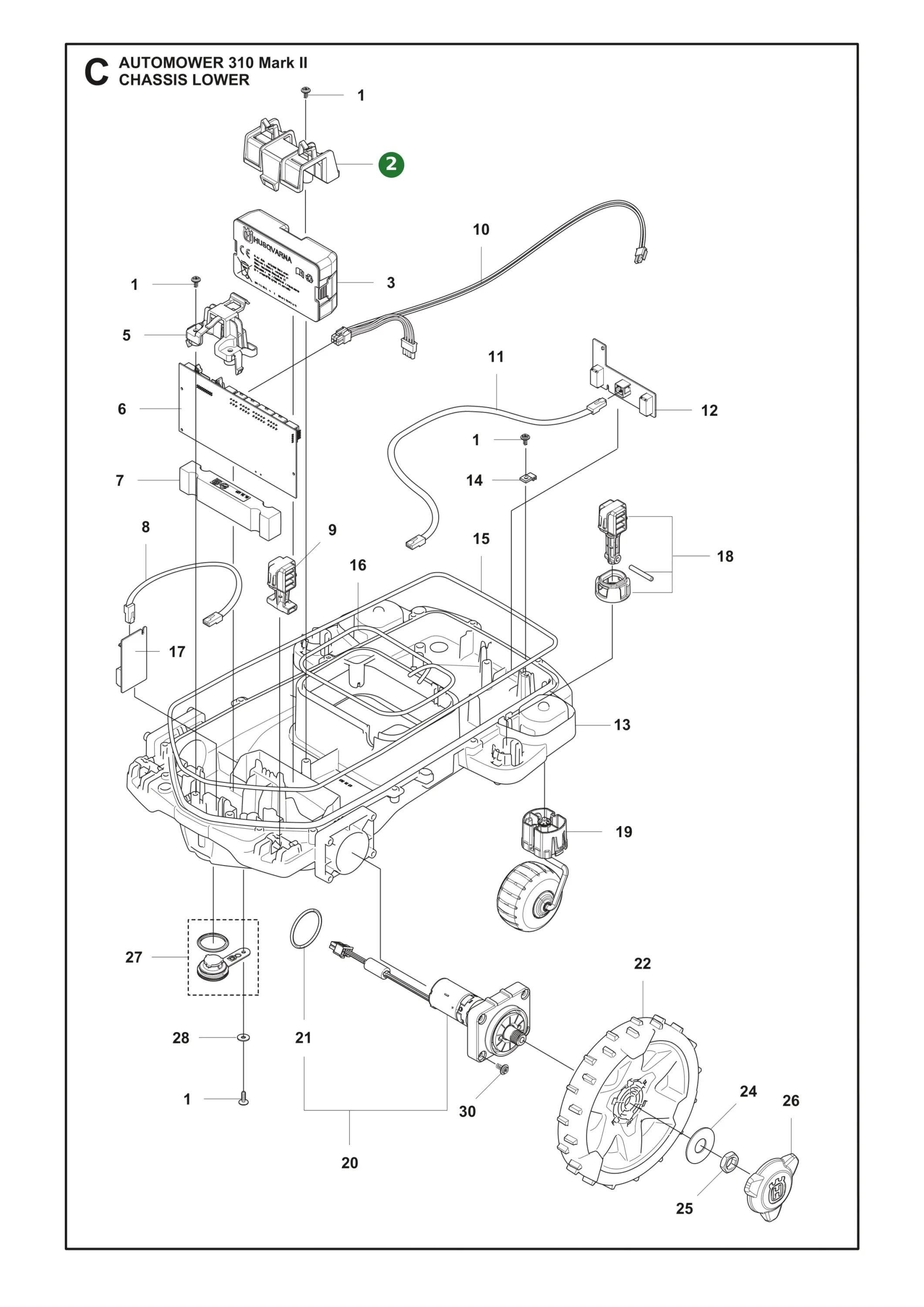 Position im Ersatzteilkatalog