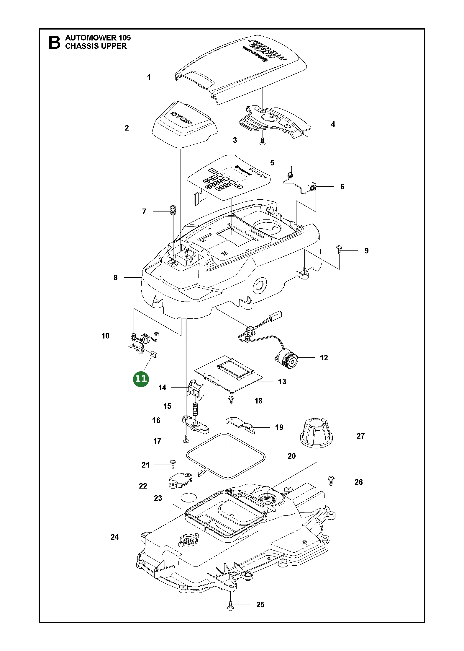 Position im Ersatzteilkatalog