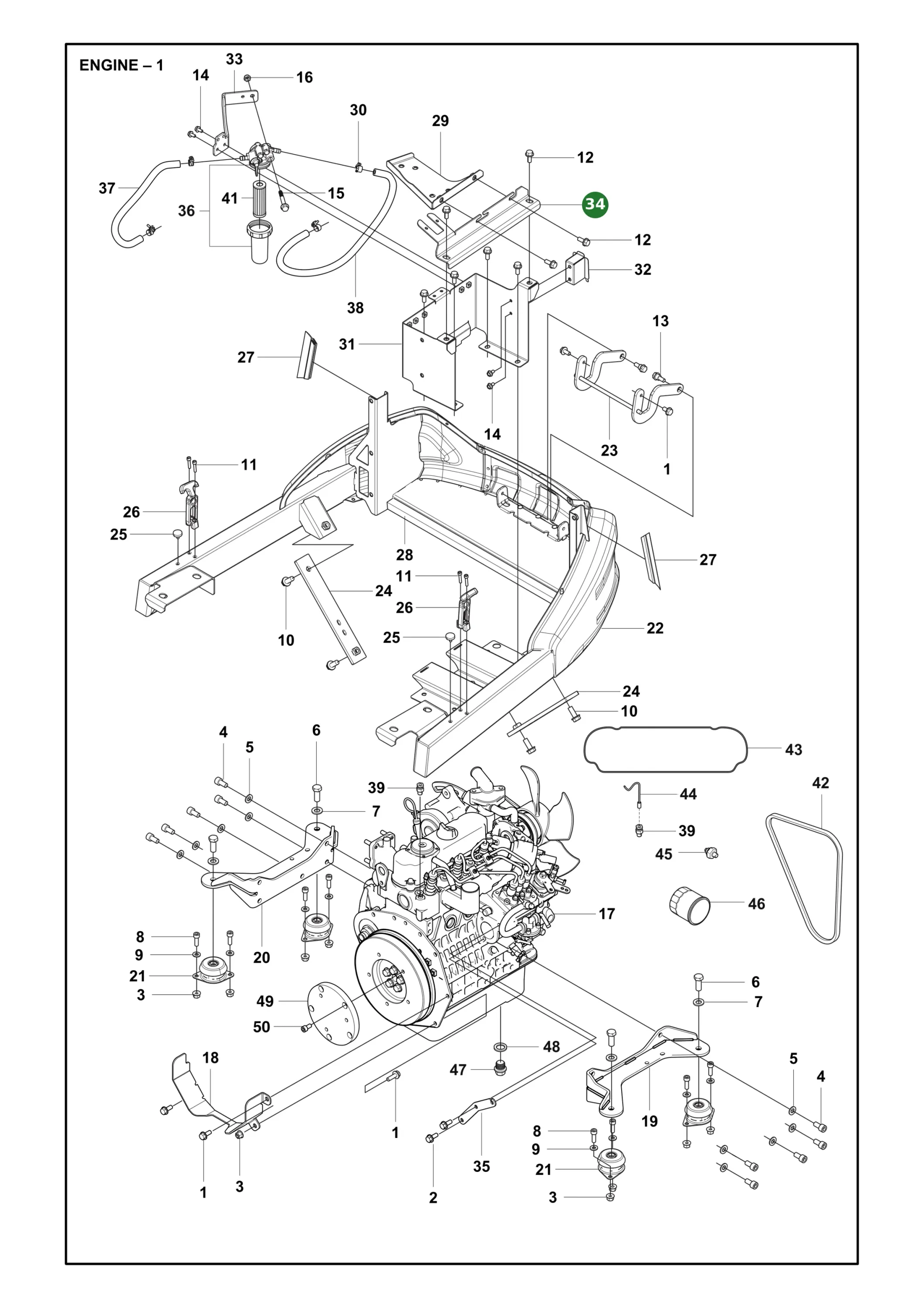 Position im Ersatzteilkatalog